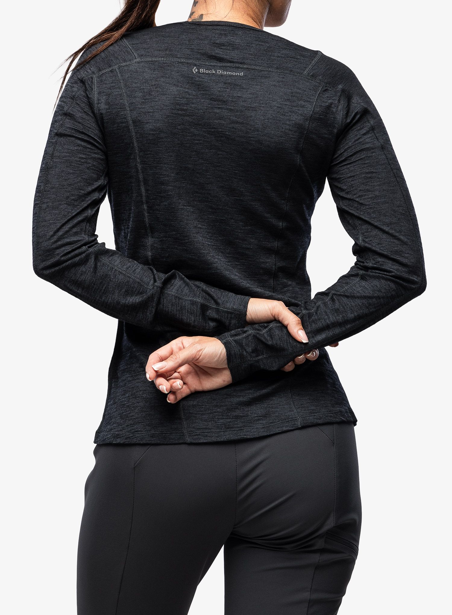 Ženski longsleeve Black Diamond Rhythm Tee L/S - black