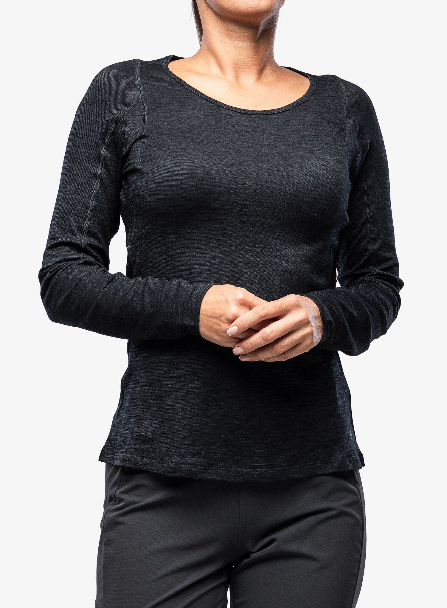 Ženski longsleeve Black Diamond Rhythm Tee L/S - black