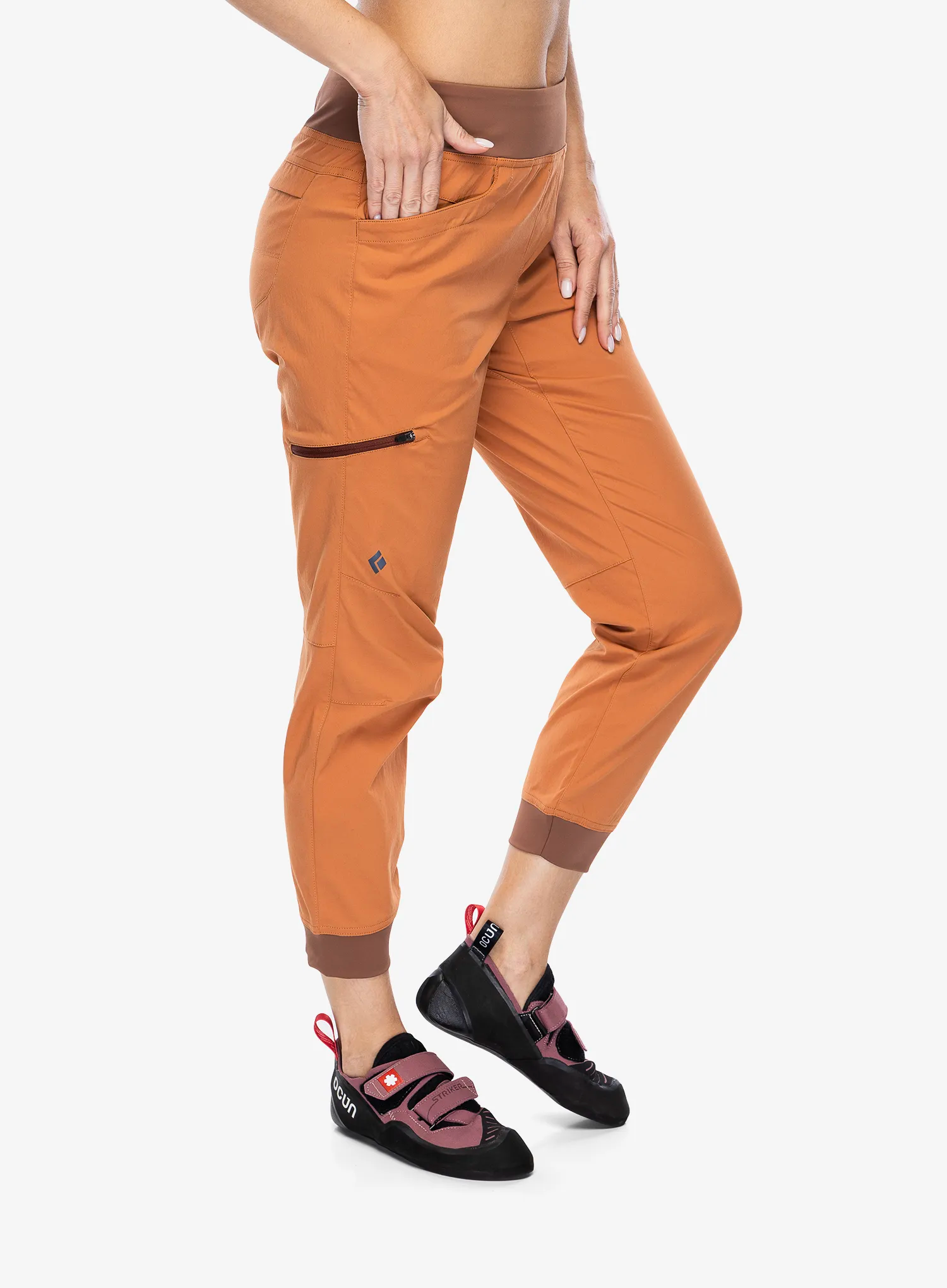Ženske hlače Black Diamond Technician Jogger Pants - moab brown