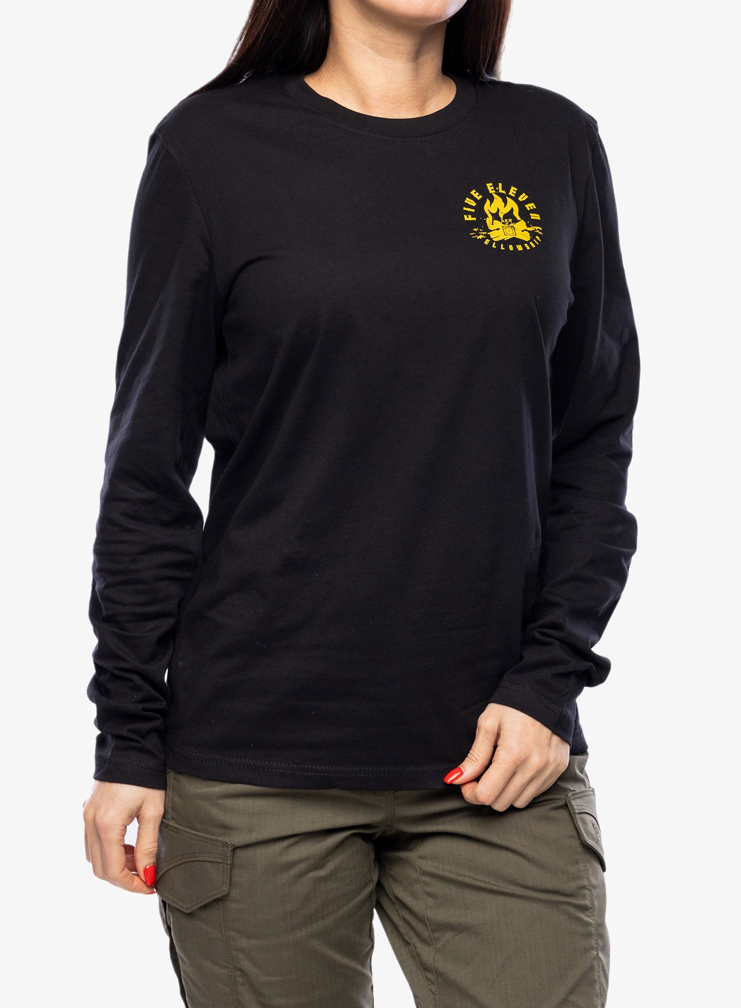 Ženska dukserica 5.11 Fellowship L/S Tee - black