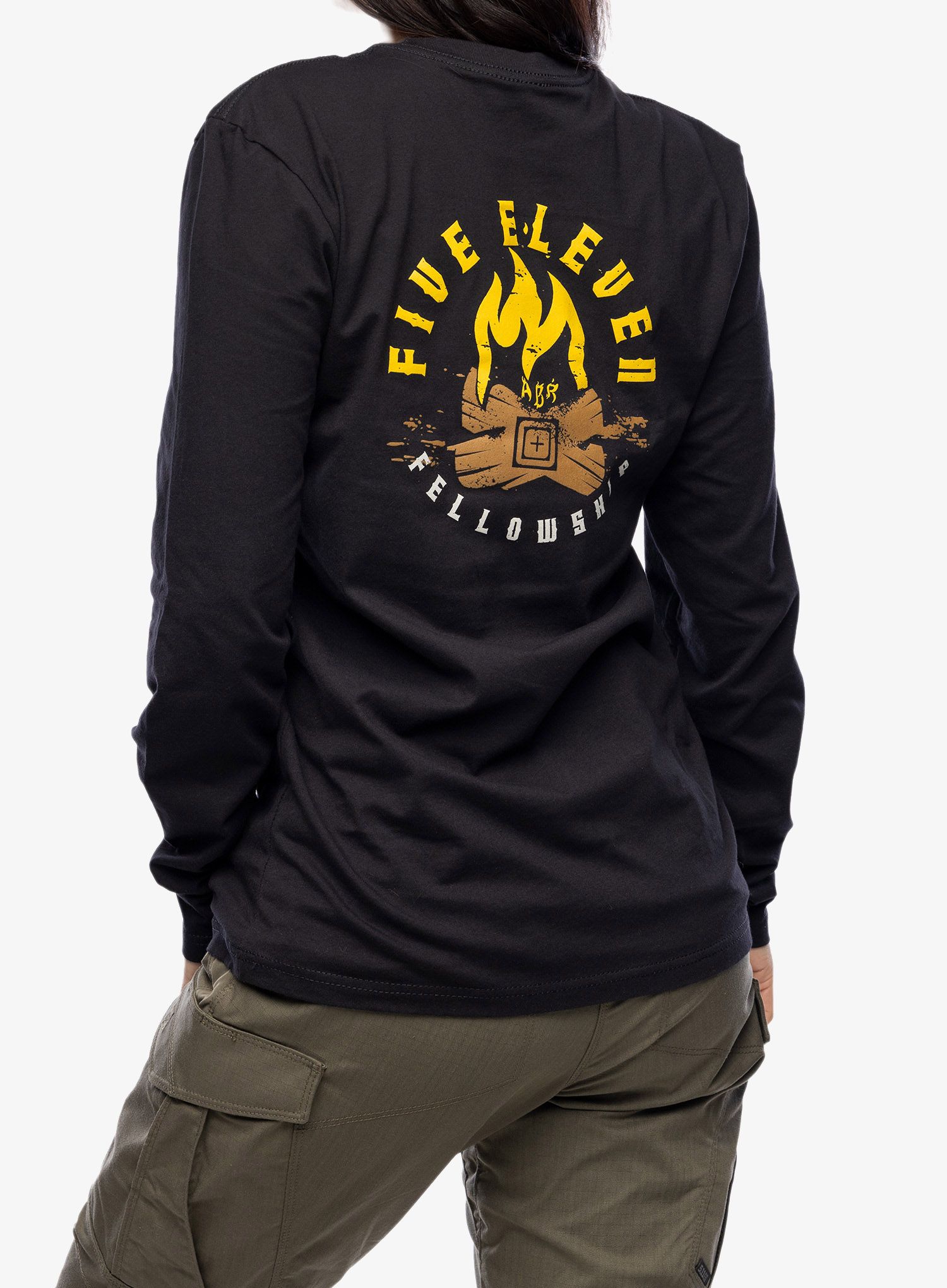 Ženska dukserica 5.11 Fellowship L/S Tee - black