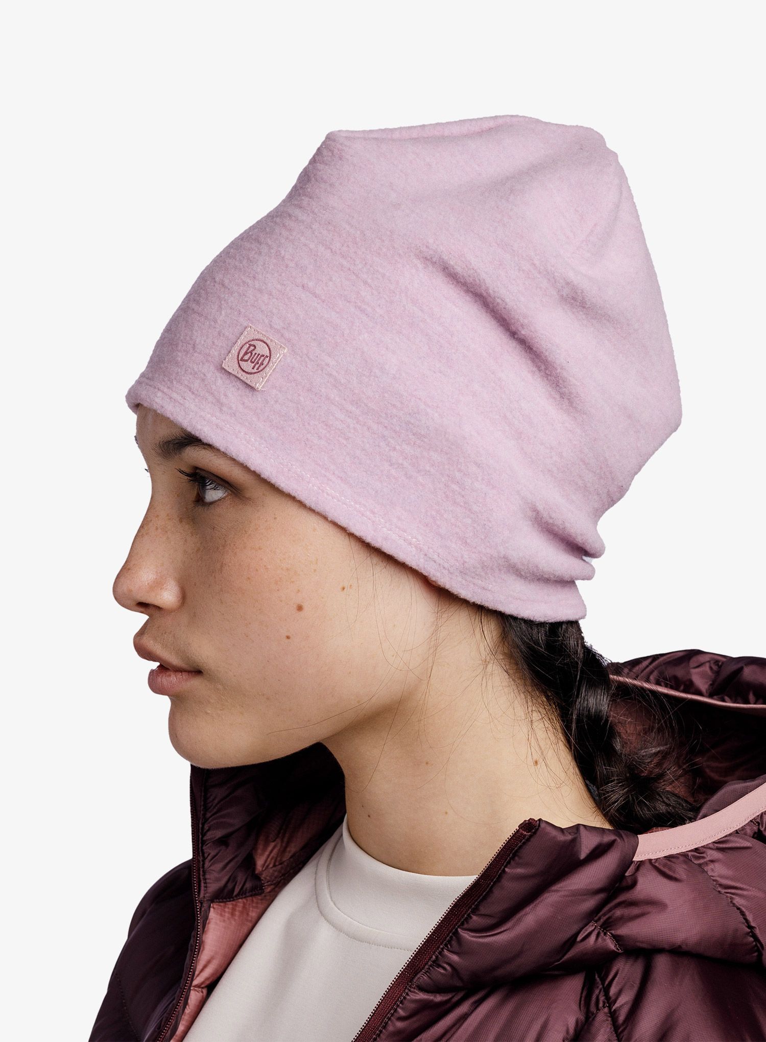 Termo kapa Buff Merino Fleece Beanie - lilac sand