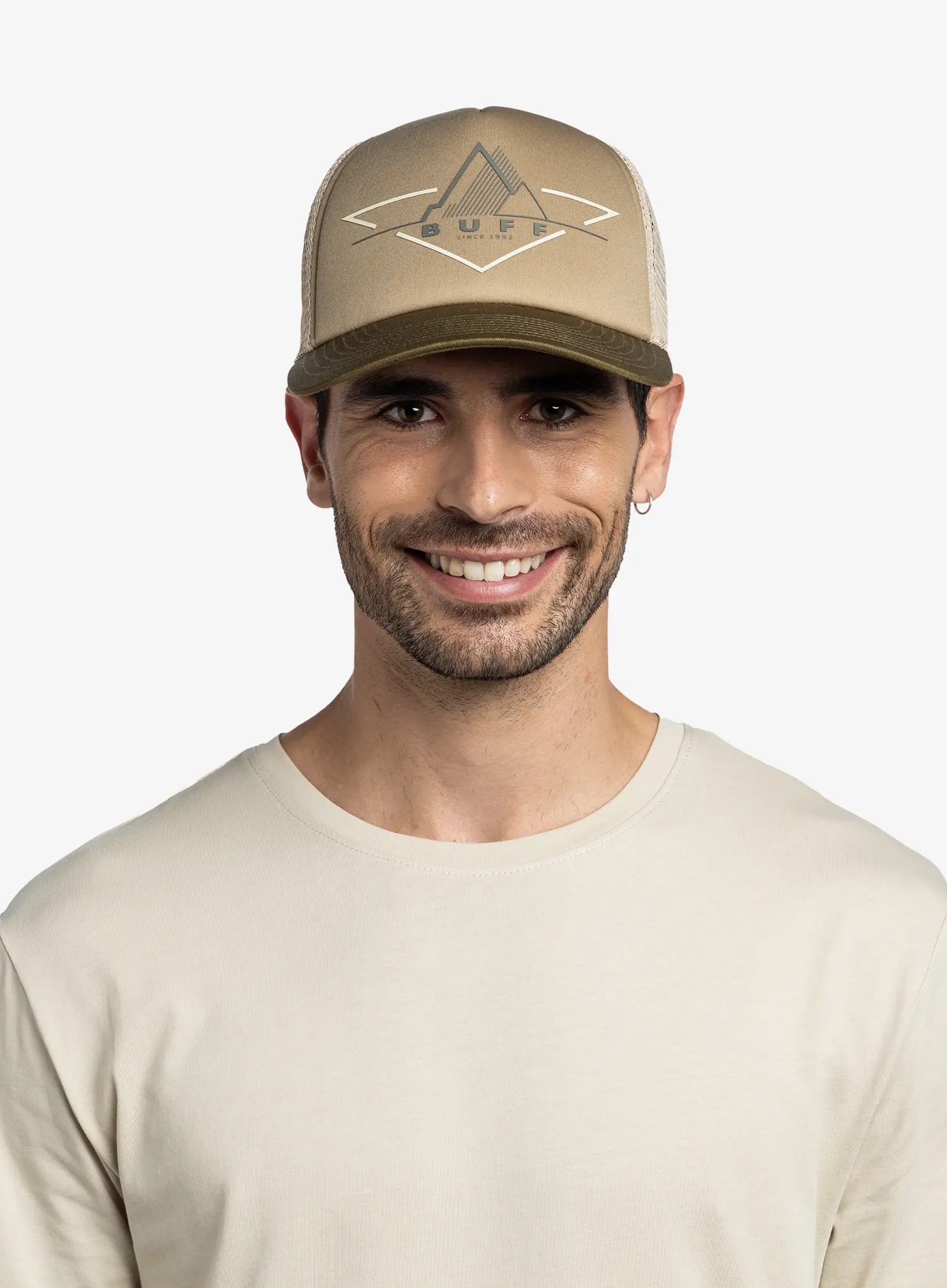 Kačket Buff Trucker Cap - brak khaki