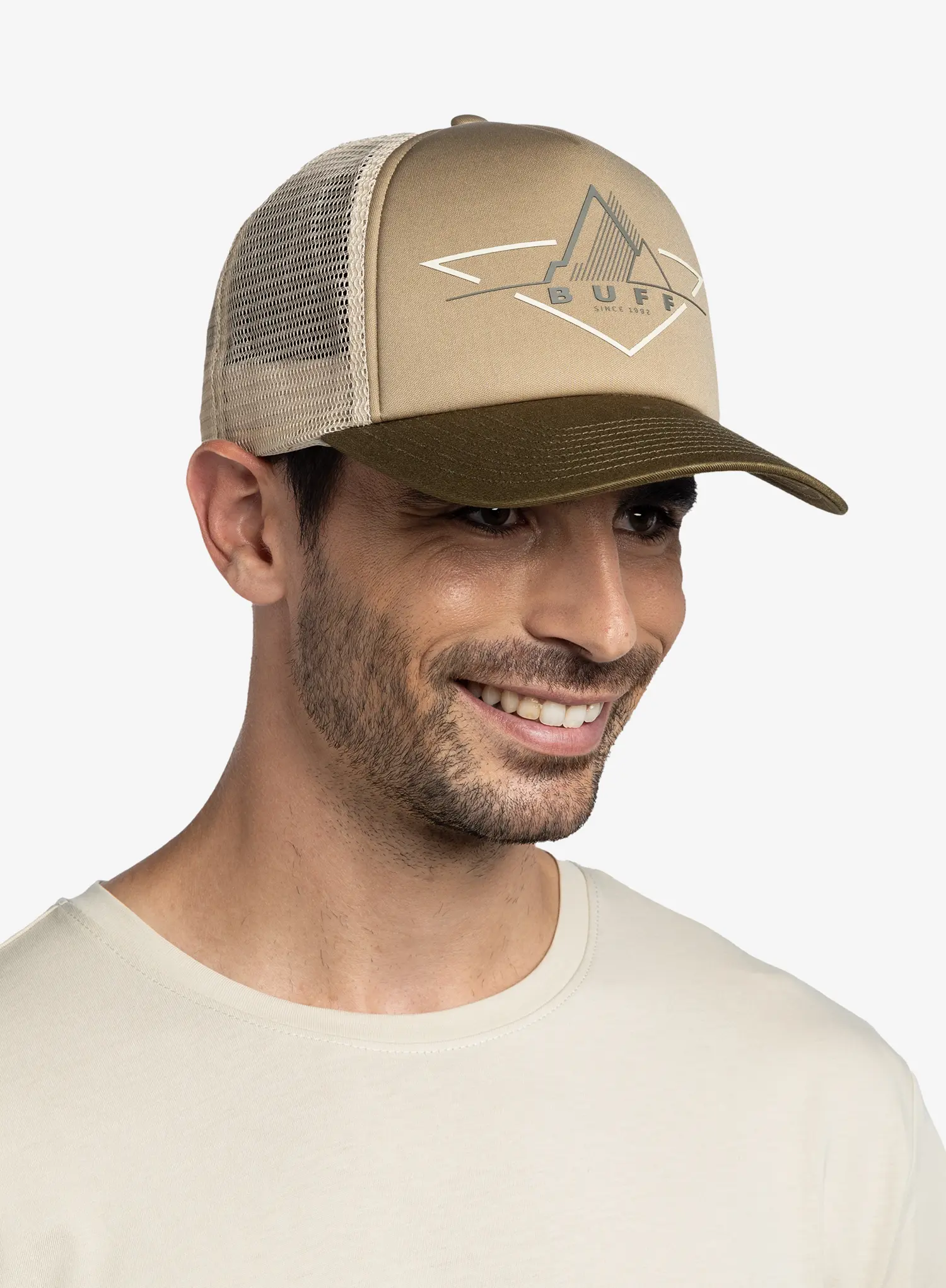 Kačket Buff Trucker Cap - brak khaki