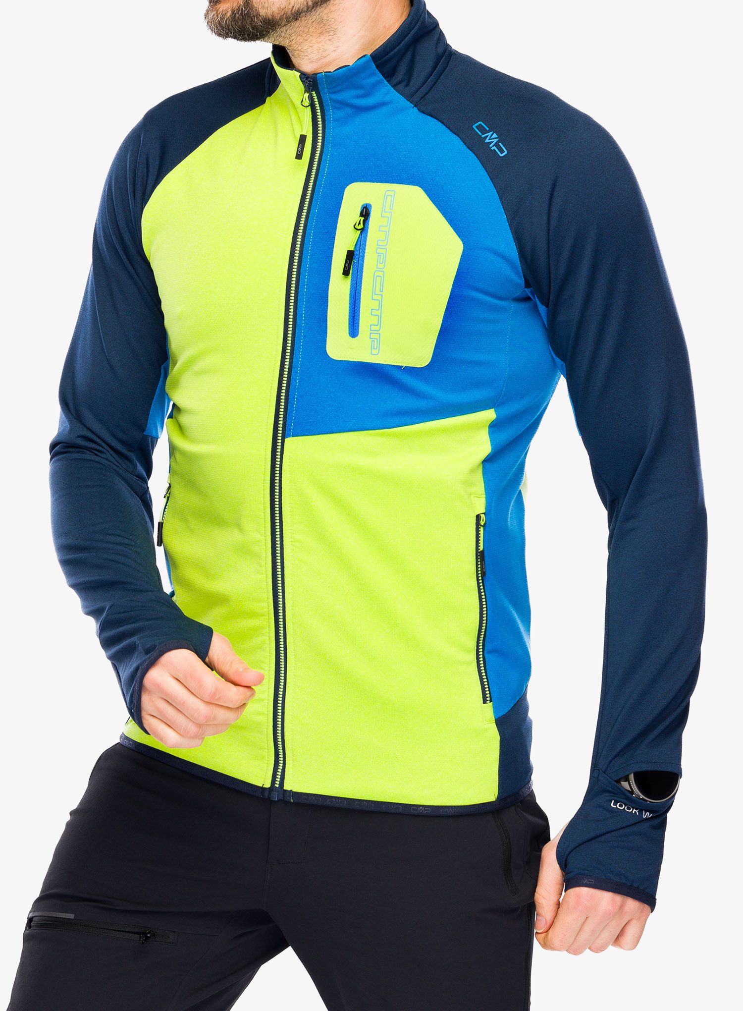 Jakna od flisa CMP Capi - lime