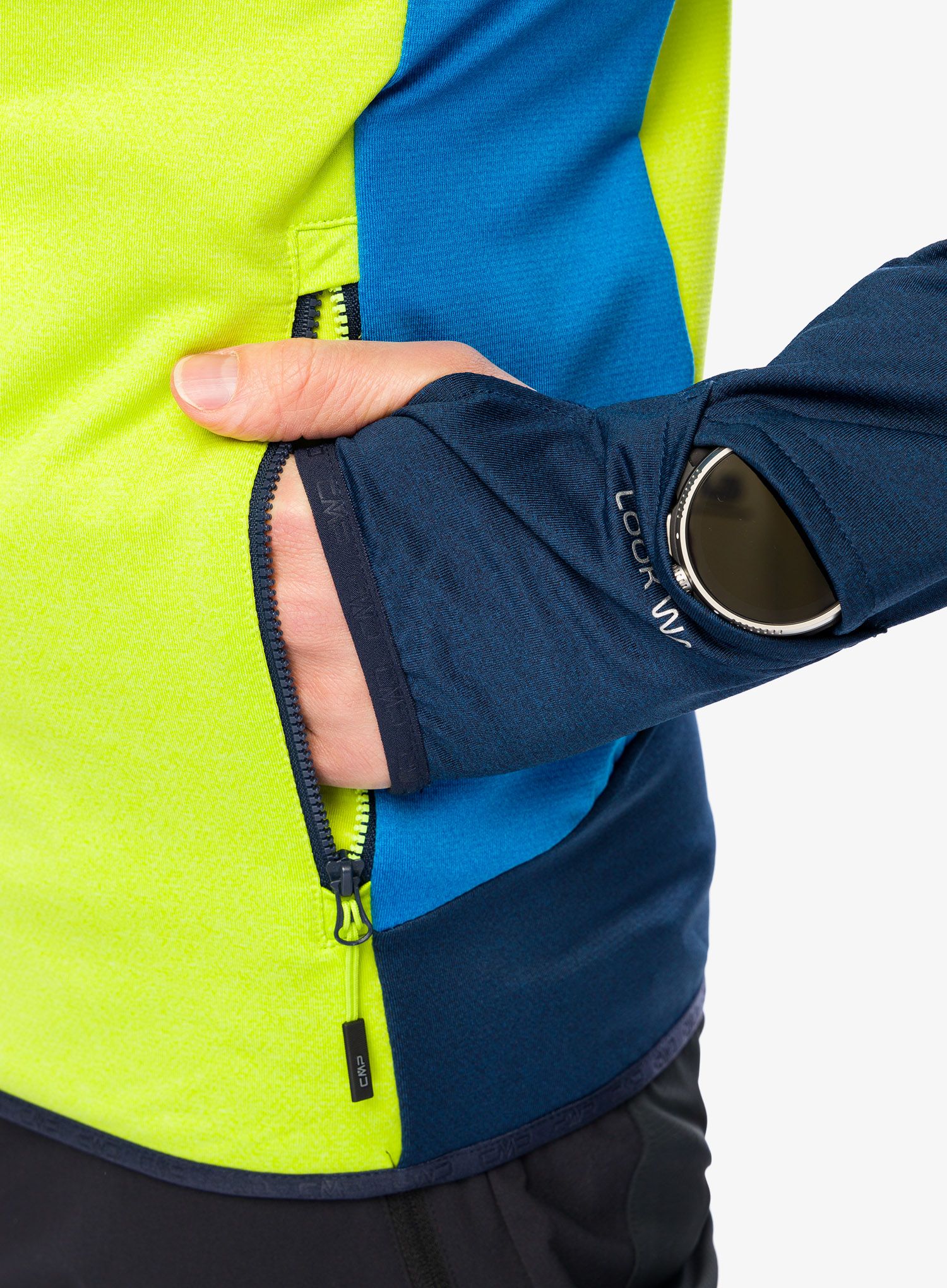 Jakna od flisa CMP Capi - lime