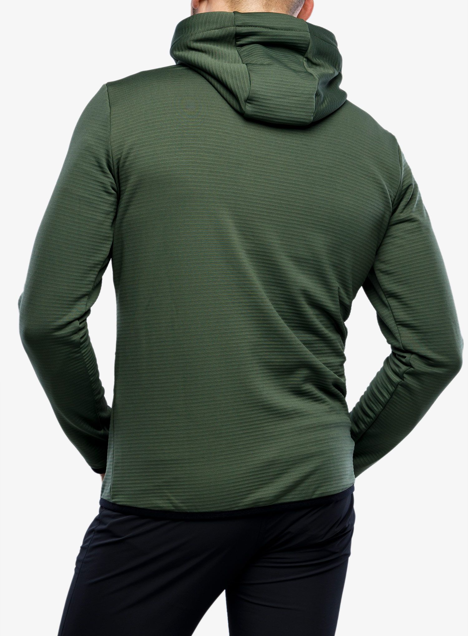 Jakna od flisa CMP Edge Jacket Fix Hood - oil green