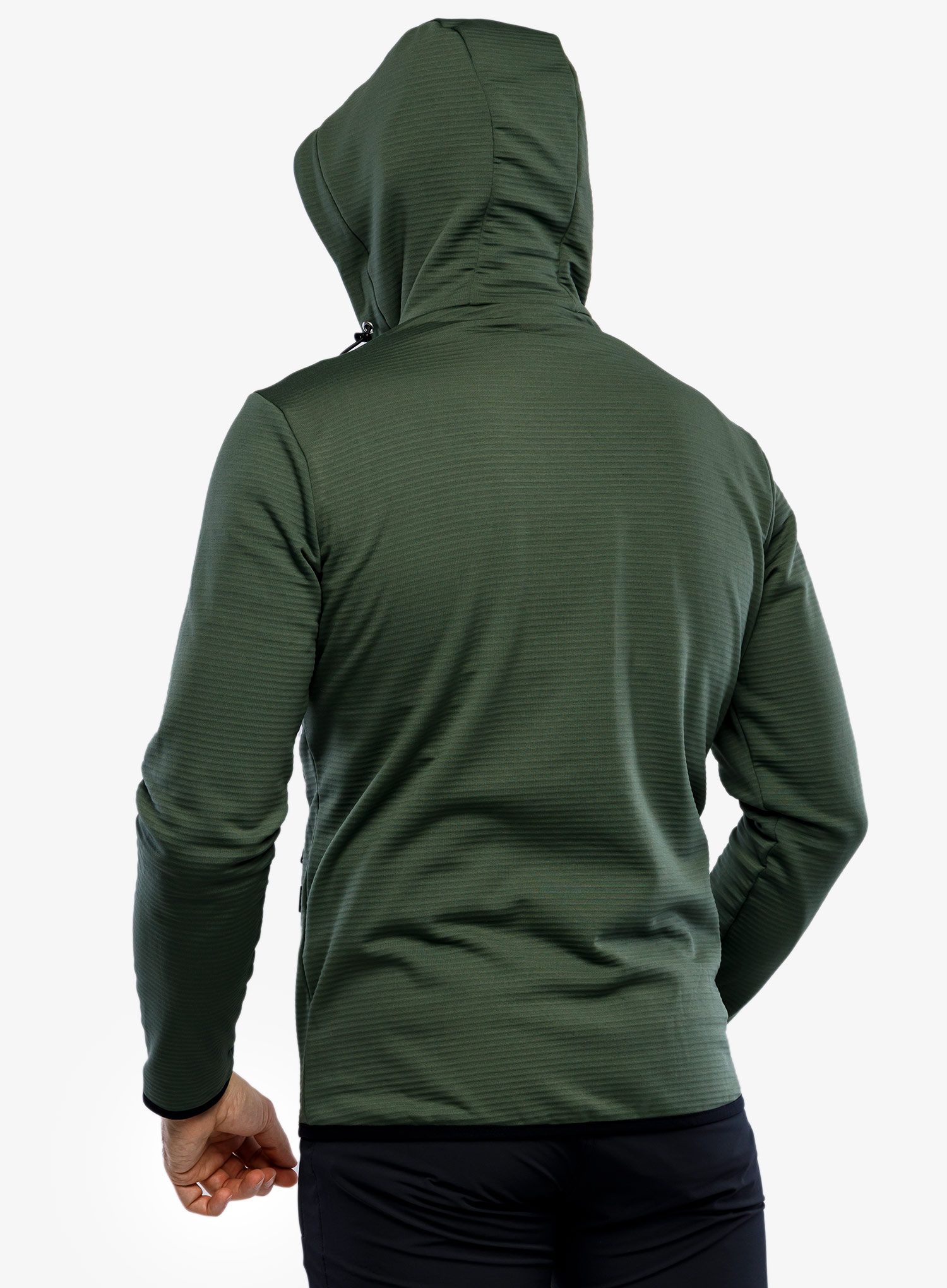 Jakna od flisa CMP Edge Jacket Fix Hood - oil green