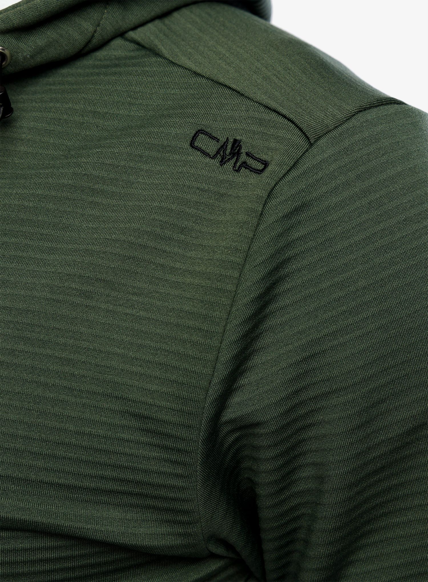 Jakna od flisa CMP Edge Jacket Fix Hood - oil green