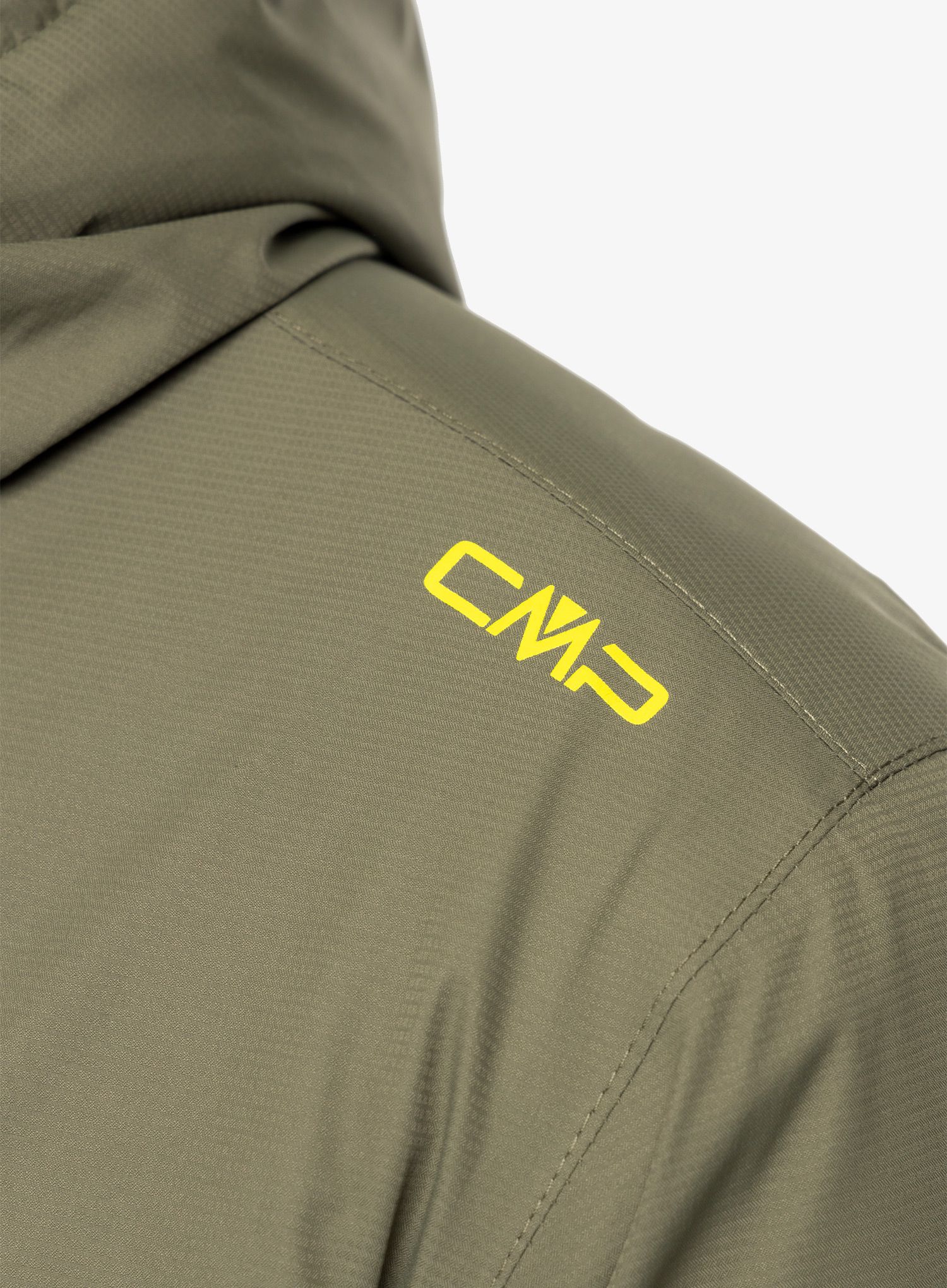 Jakna s postavom CMP Franz Jacket Fix Hood - kaki
