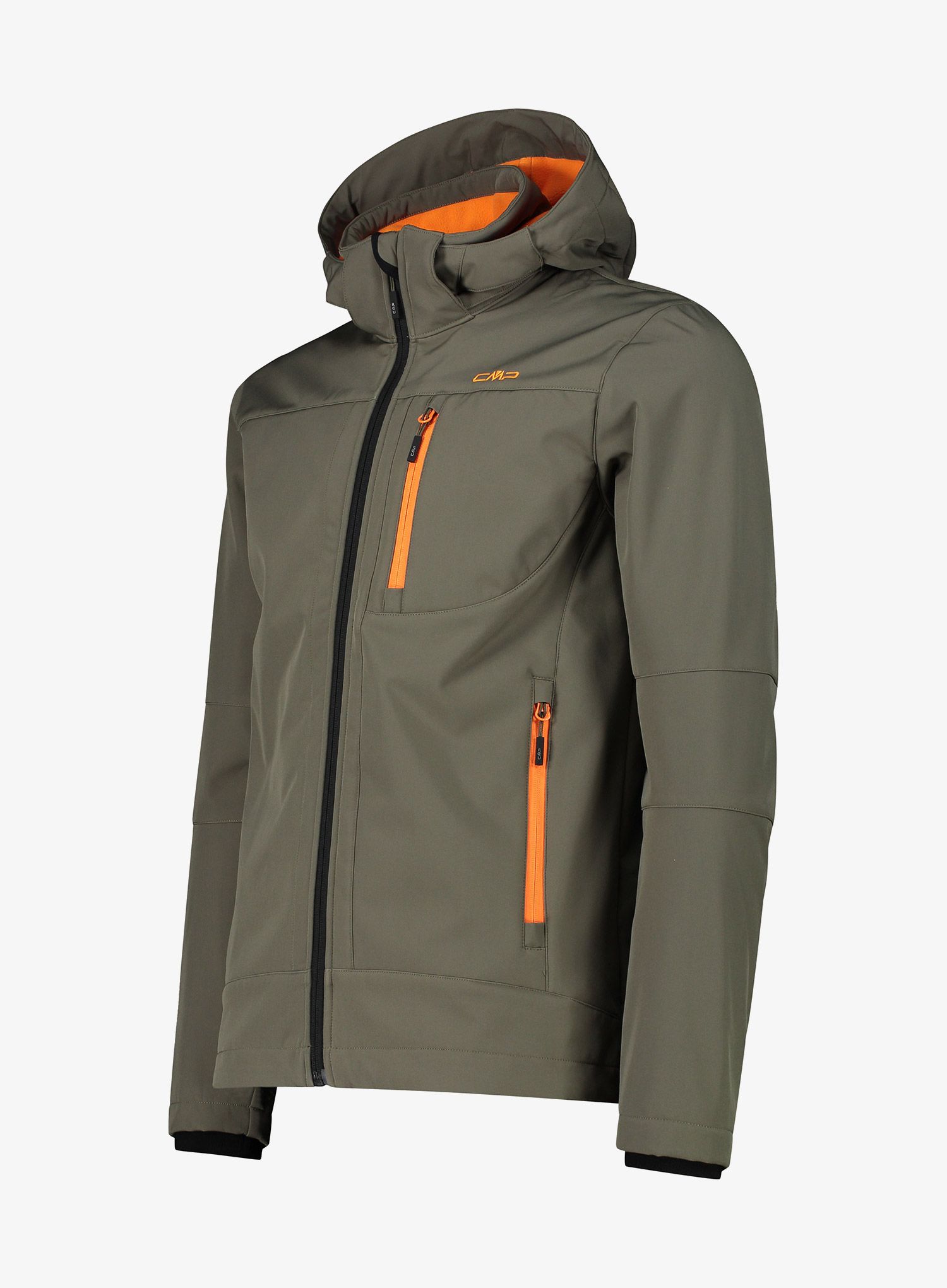 Softshell jakna CMP Vivo Jacket Zip Hood - olive