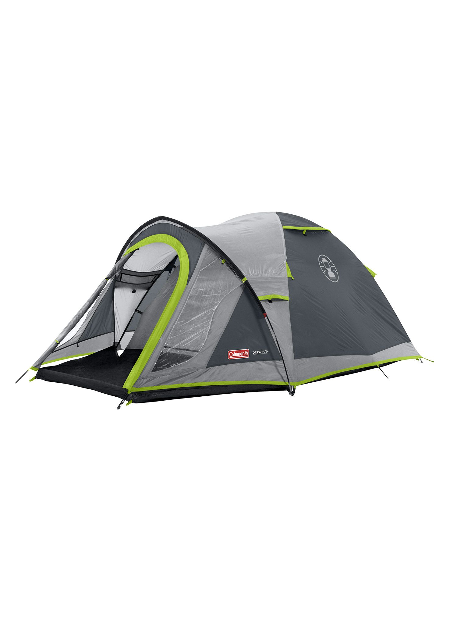 Šator za tri osobe Coleman Darwin 3 Plus - grey/green