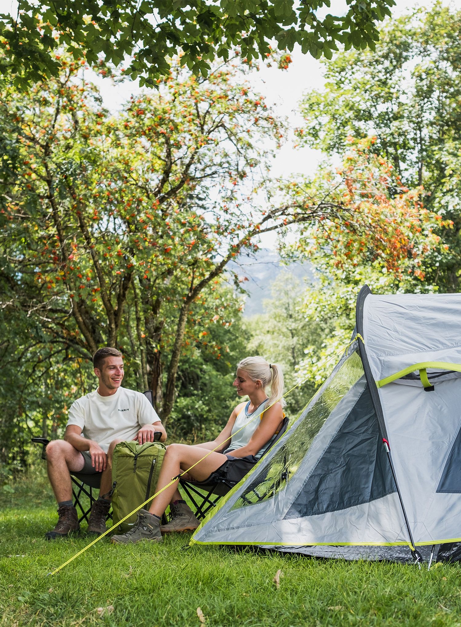 Šator za tri osobe Coleman Darwin 3 Plus - grey/green