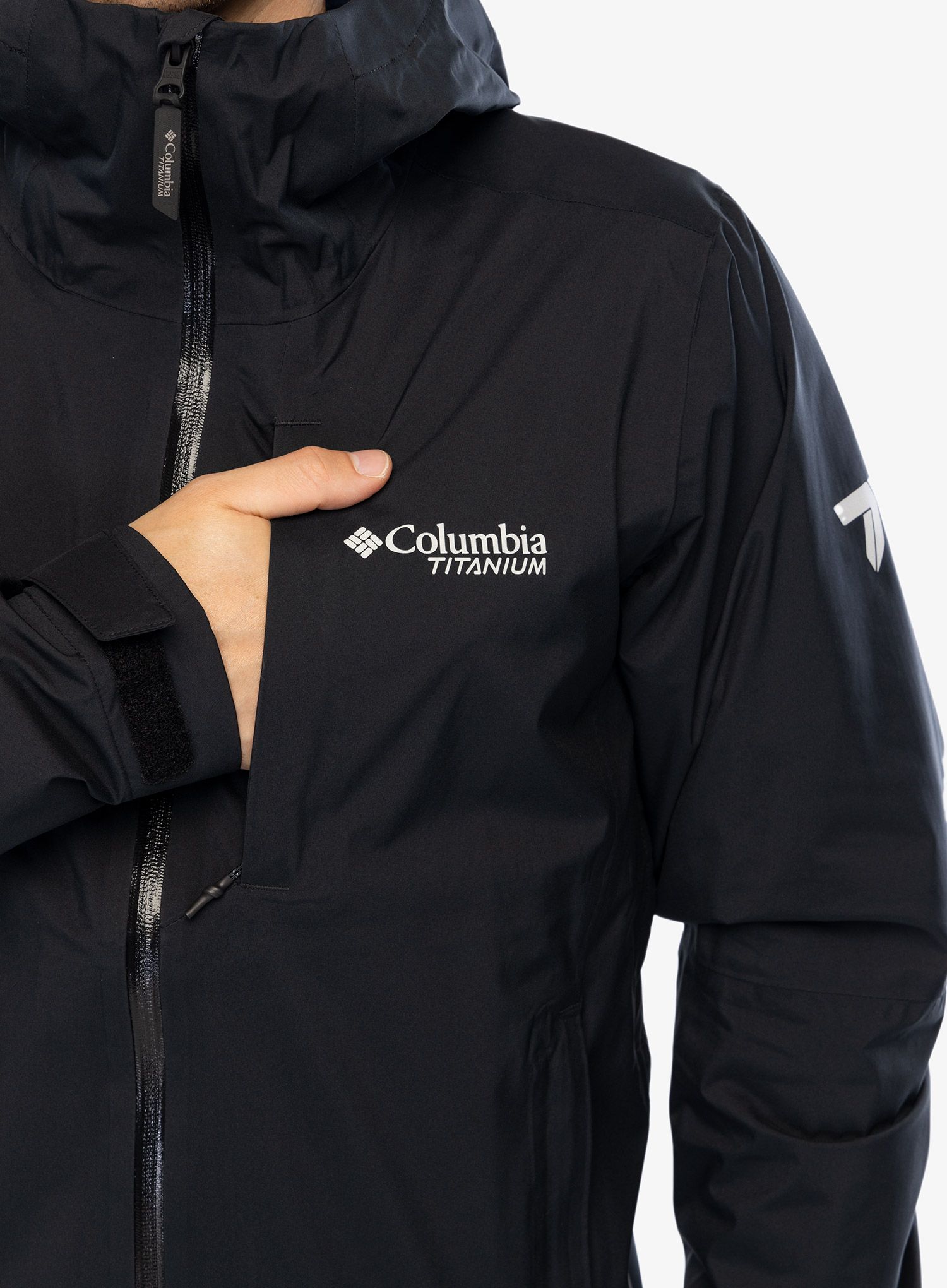 Kišna jakna Columbia Ampli-Dry II Shell - black