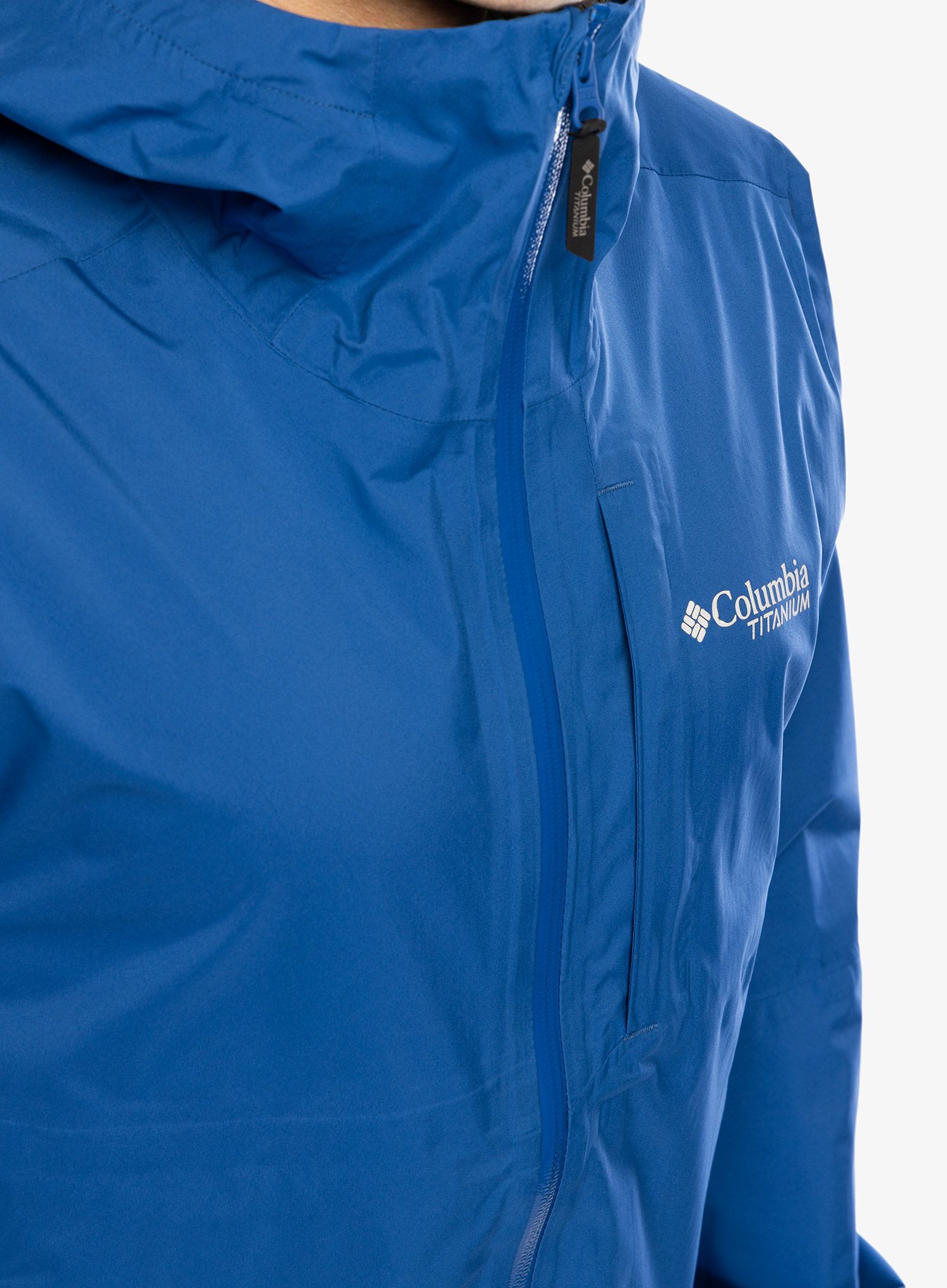 Kišna jakna Columbia Ampli-Dry II Shell - mountain blue