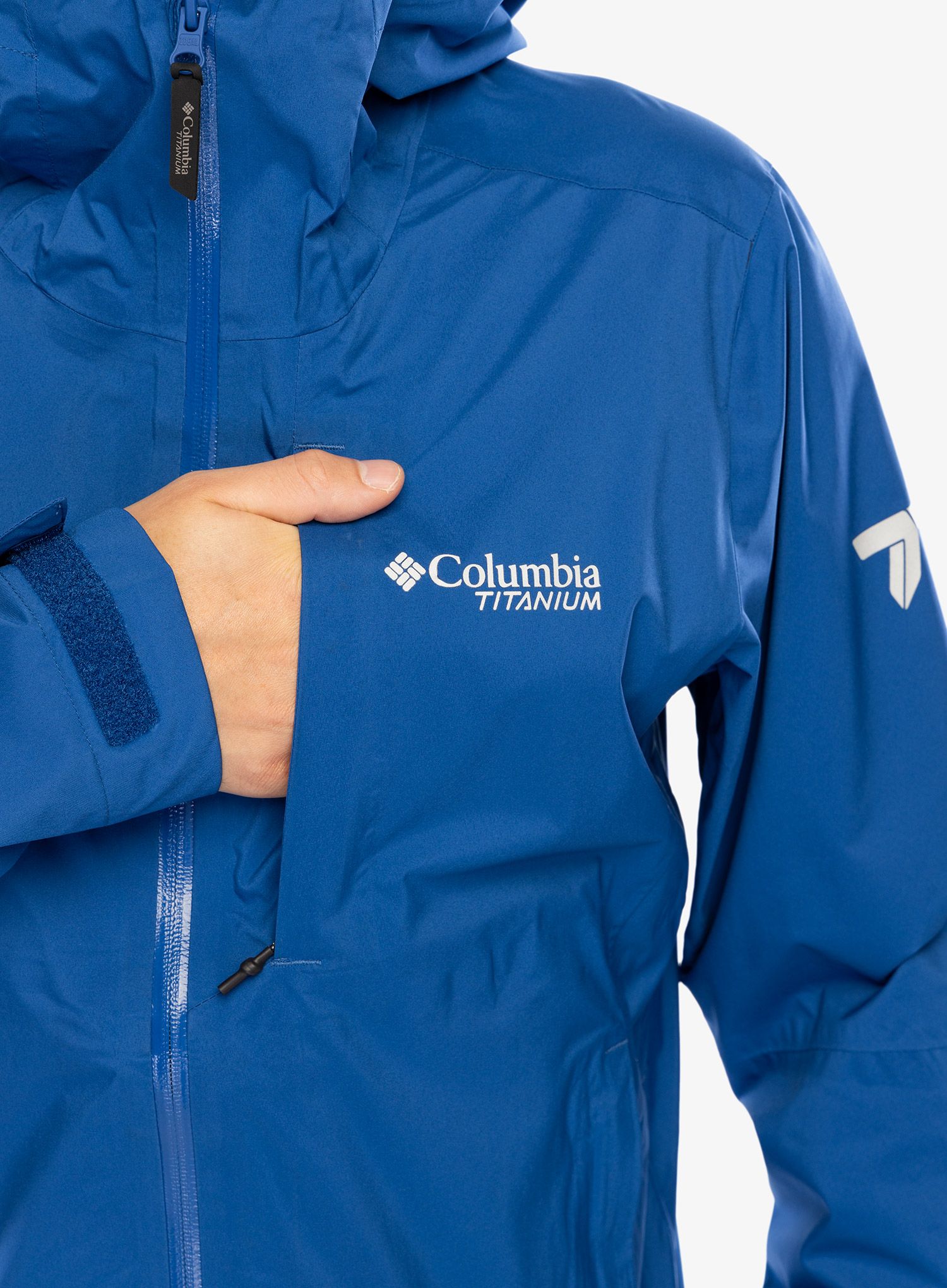 Kišna jakna Columbia Ampli-Dry II Shell - mountain blue