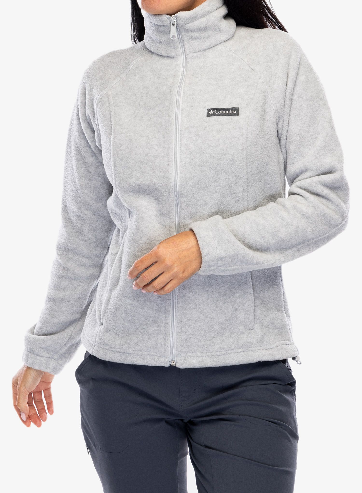 Ženska dukserica na otkopčavanje Columbia Benton Springs FZ - cirrus grey heather