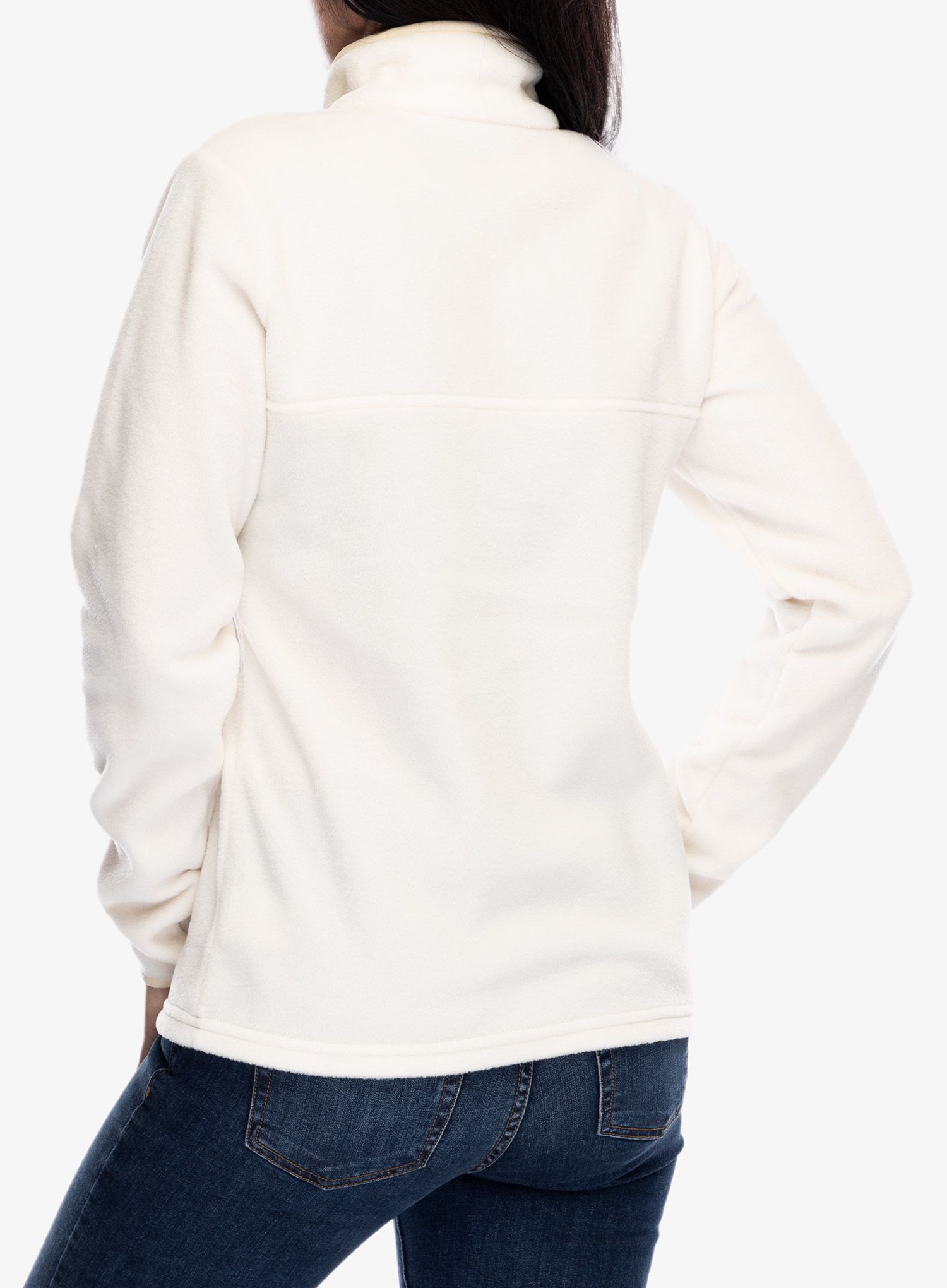 Ženska dukserica Columbia Benton Springs Half Snap Pull Over II - chalk/camel brown