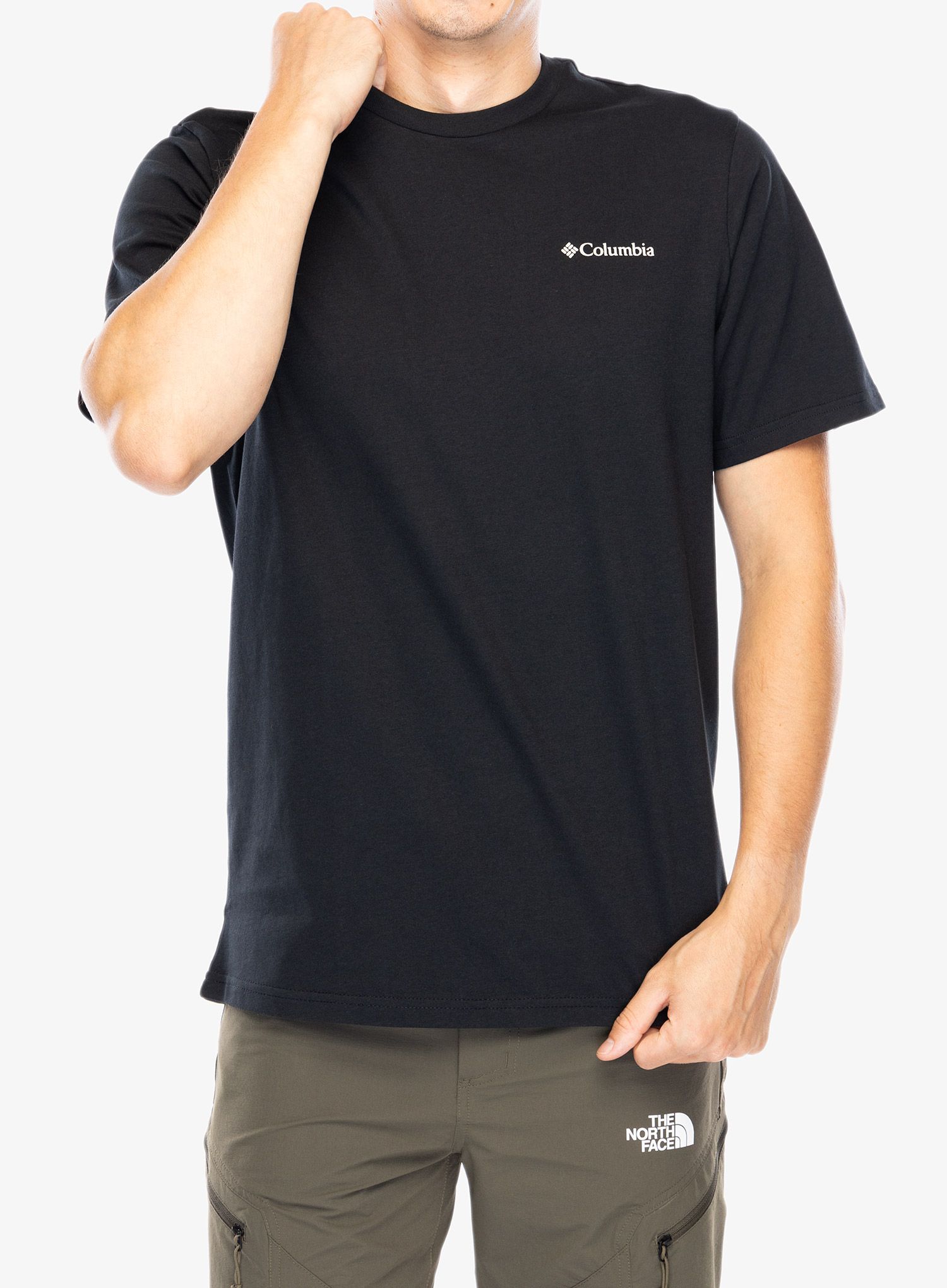 Pamučna majica Columbia Explorers Canyon Back S/S Tee - black/epicamp graphic