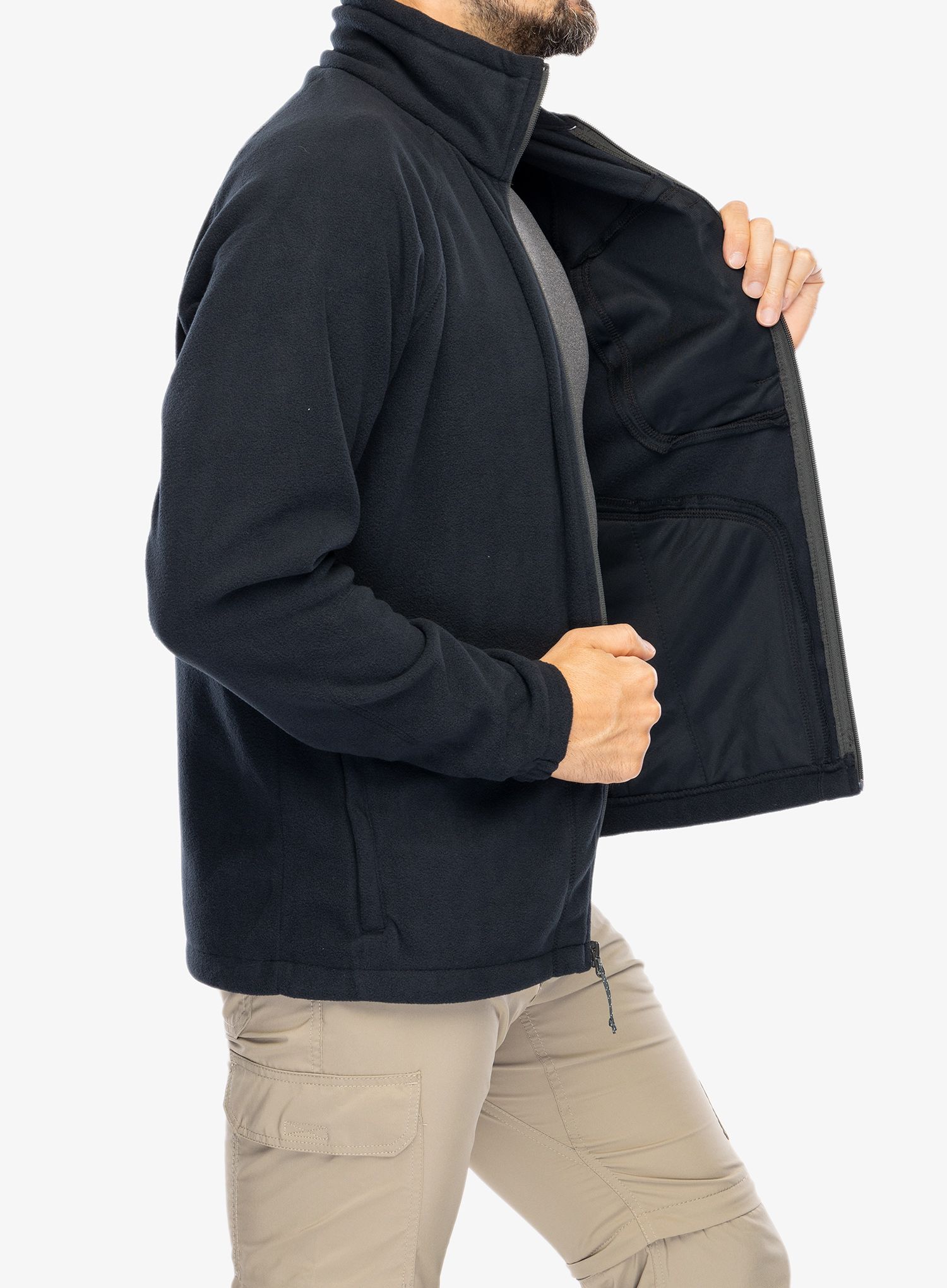 Jakna od flisa Columbia Fast Trek II Full Zip Fleece - black