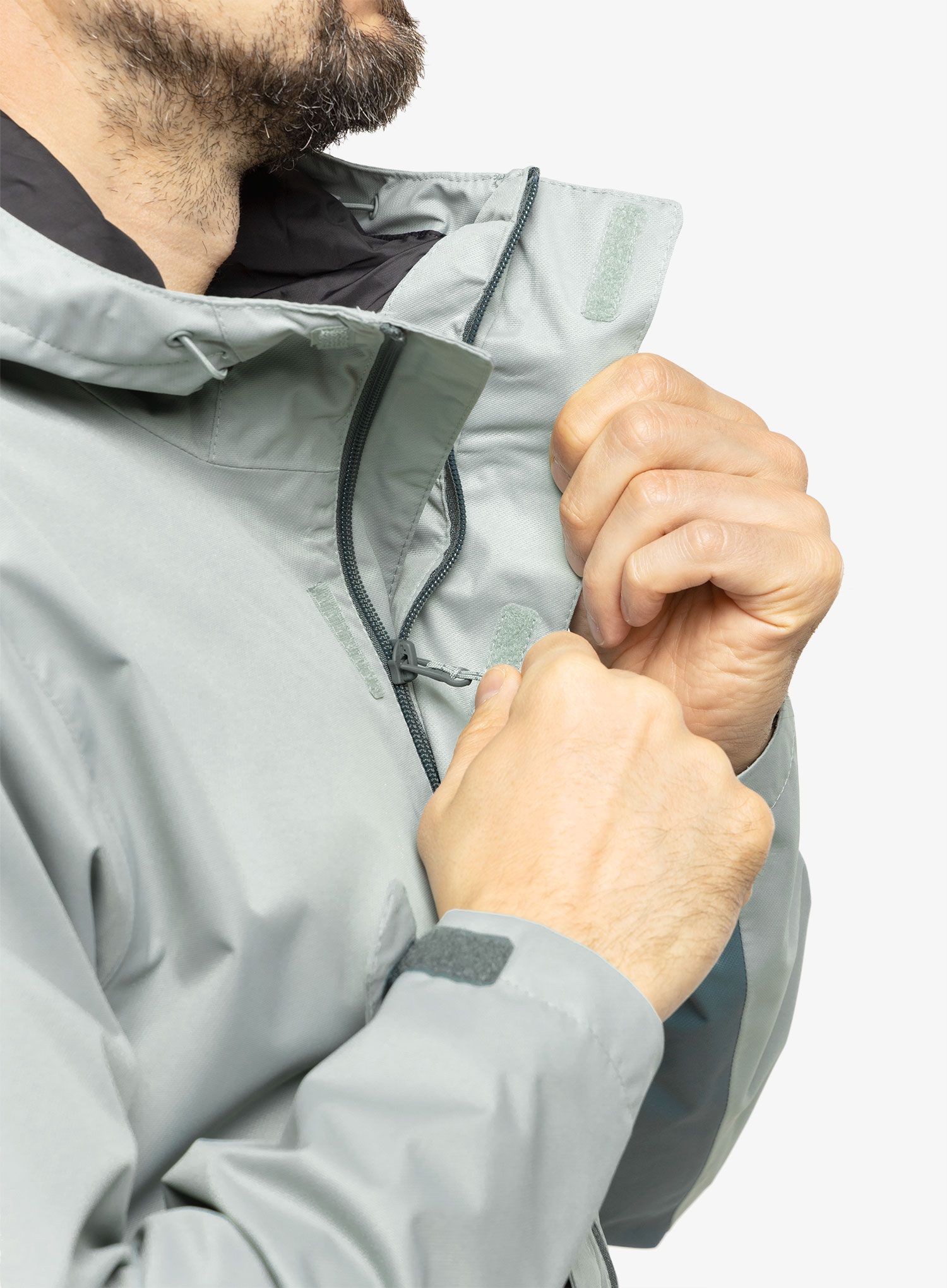 Kišna jakna Columbia Hikebound Jacket - niagara/metal