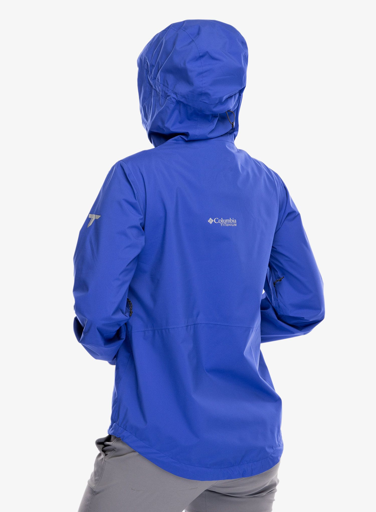 Ženska kišna jakna Columbia OmniTech AmpliDry II Shell - clematis blue