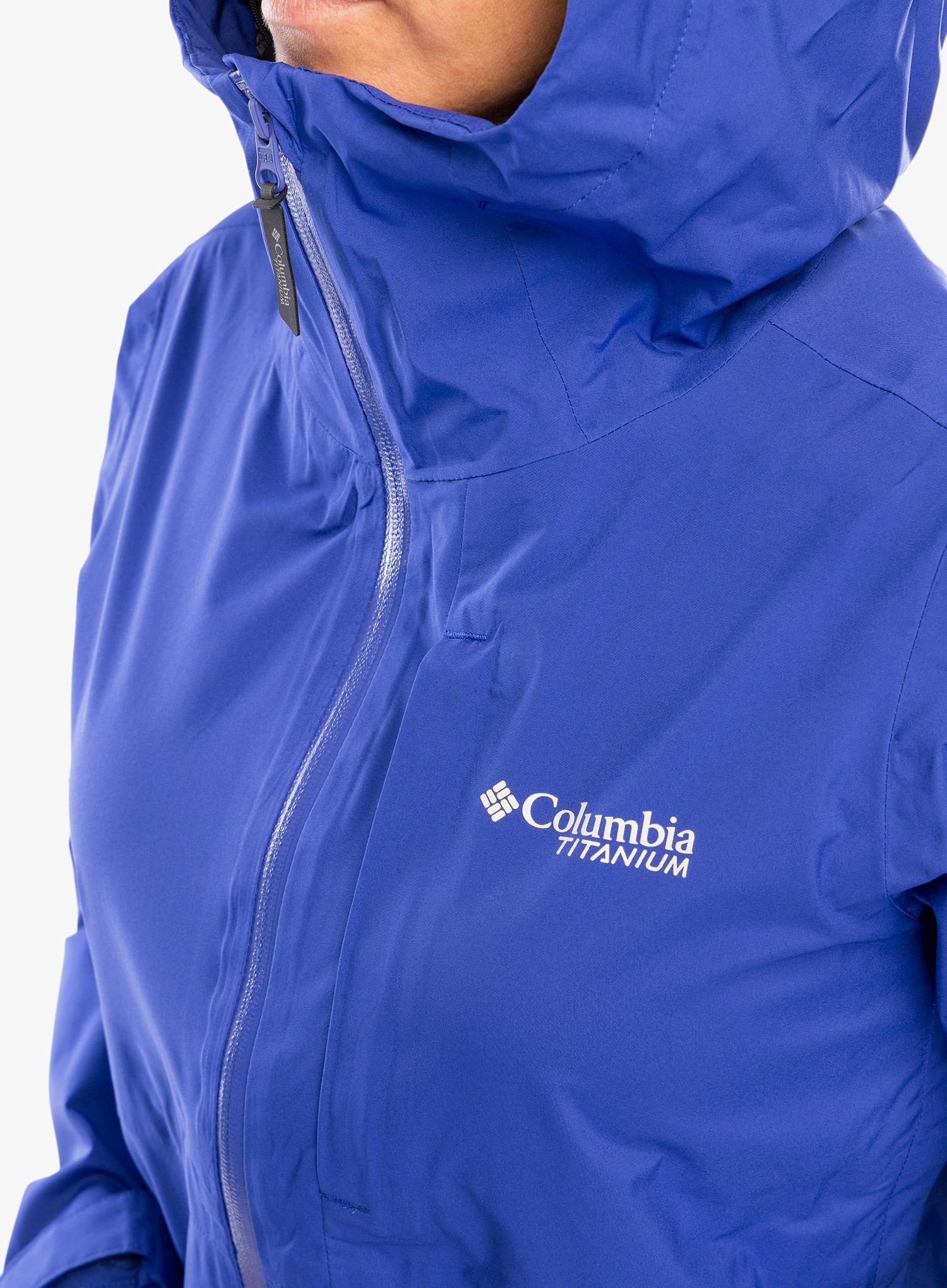 Ženska kišna jakna Columbia OmniTech AmpliDry II Shell - clematis blue