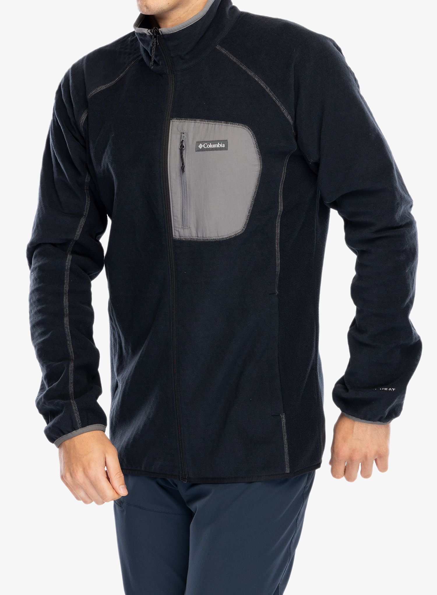 Dukserica Columbia Outdoor Tracks Full Zip - black/city grey