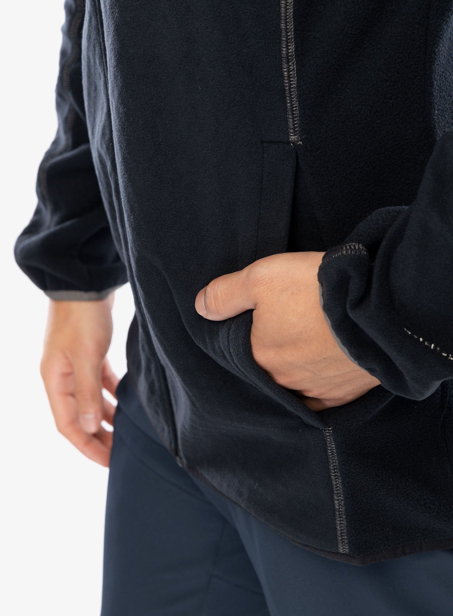 Dukserica Columbia Outdoor Tracks Full Zip - black/city grey