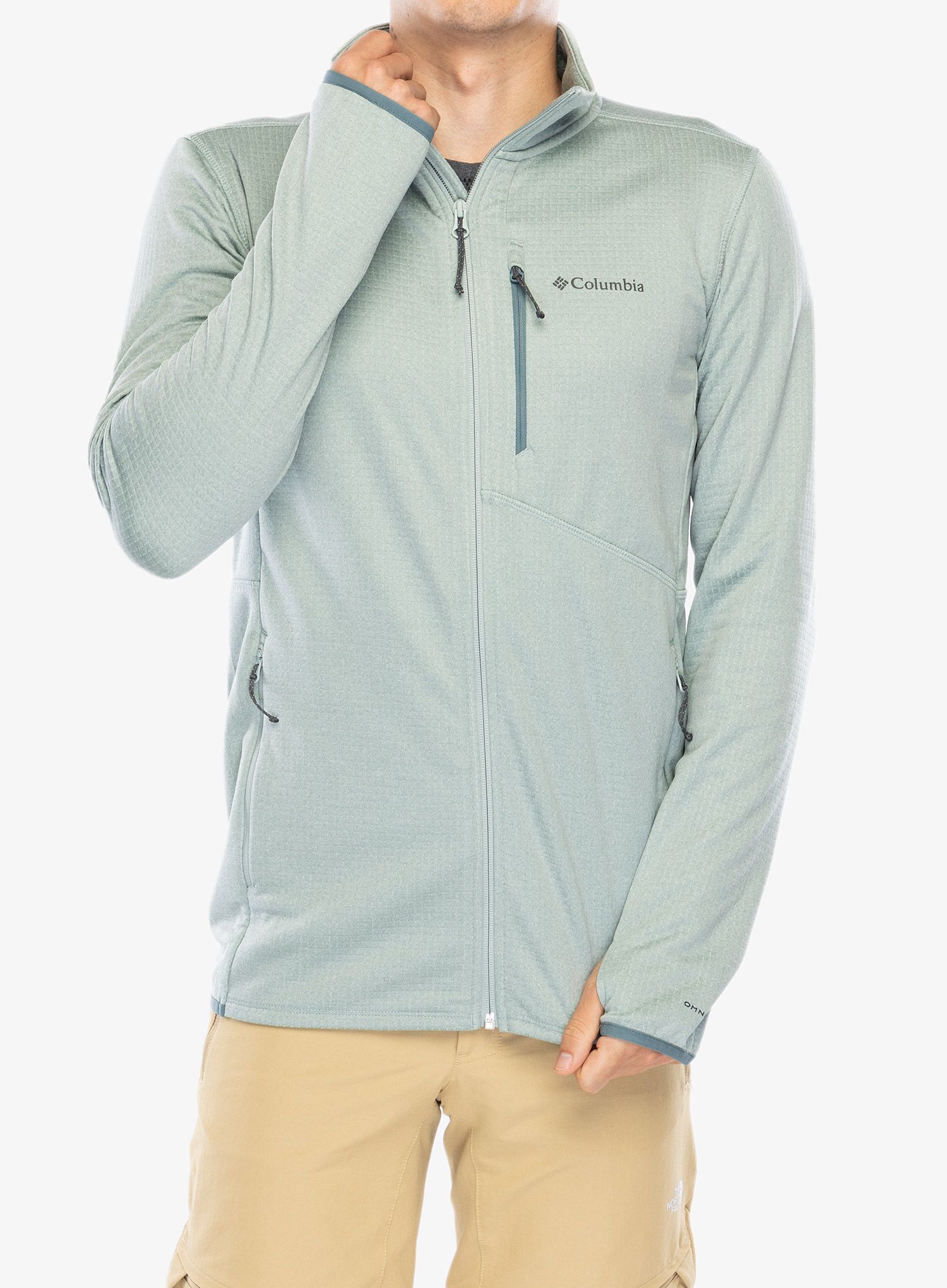 Dukserica na otkopčavanje Columbia Park View Fleece Full Zip - niagara heather