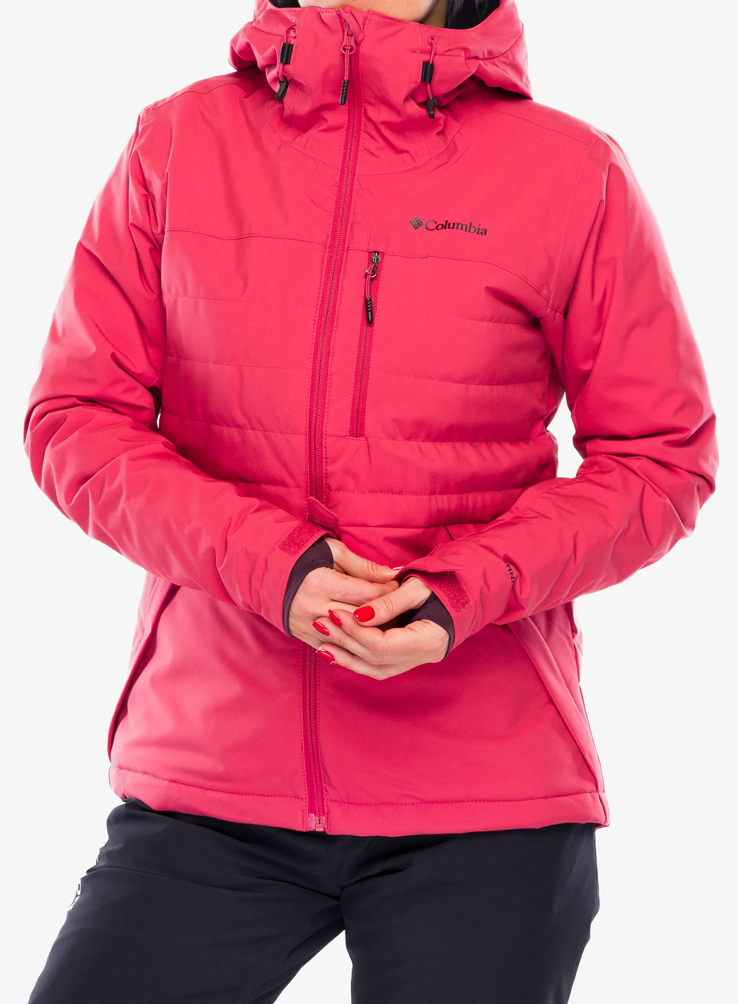 Ženska skijaška jakna Columbia Powdered Peak Insulated Jacket - daredevil