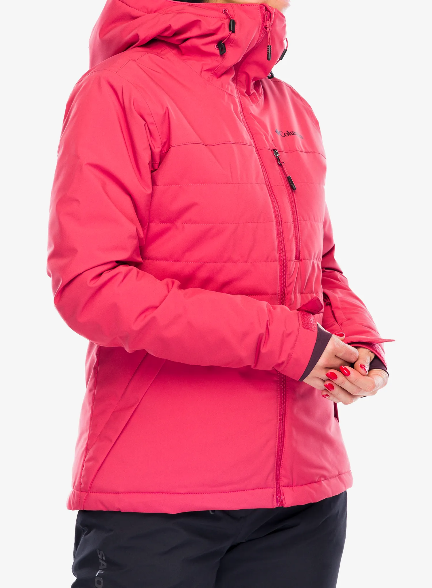 Ženska skijaška jakna Columbia Powdered Peak Insulated Jacket - daredevil