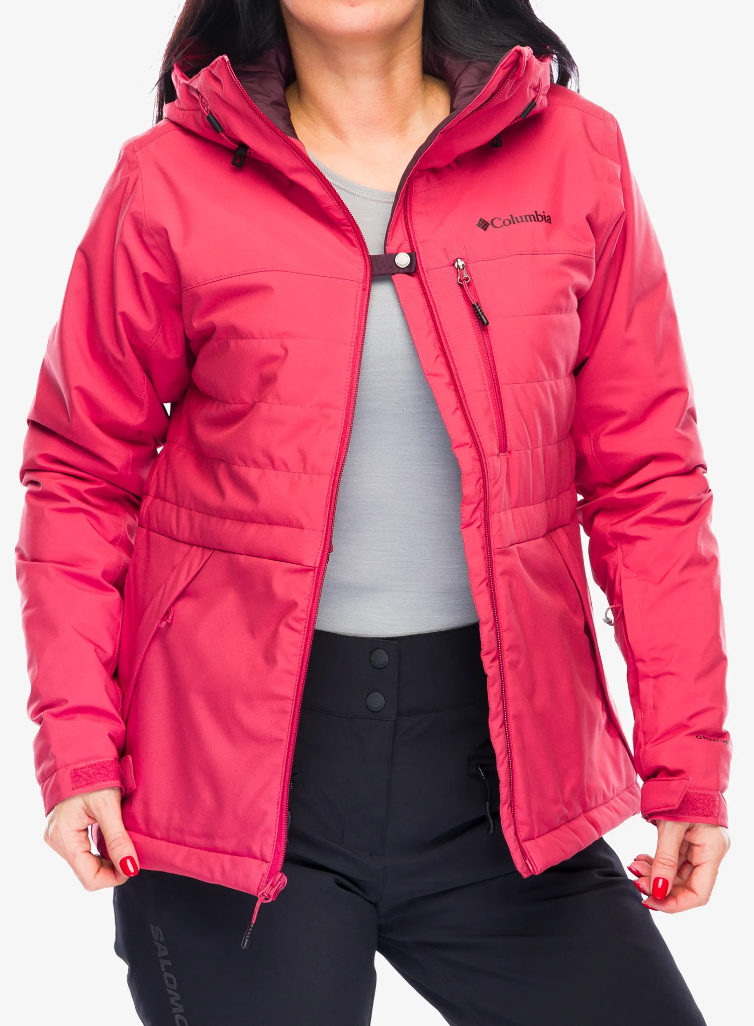 Ženska skijaška jakna Columbia Powdered Peak Insulated Jacket - daredevil