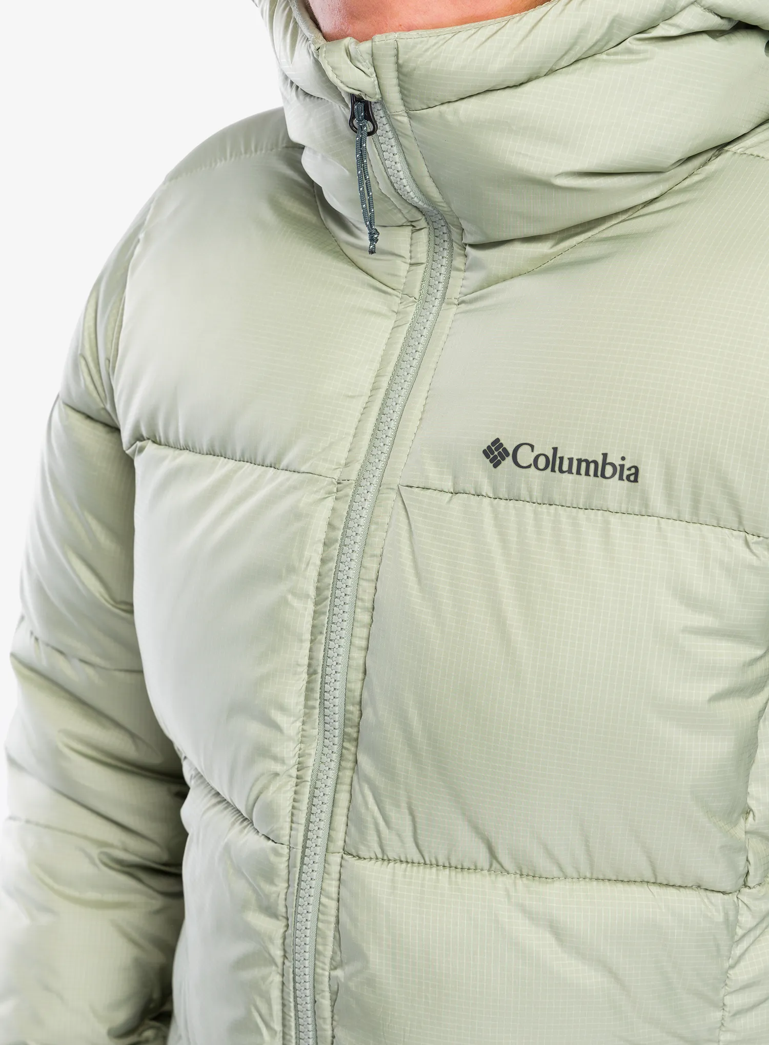Ženski kaput Columbia Puffect II Mid Hooded Jacket - safari