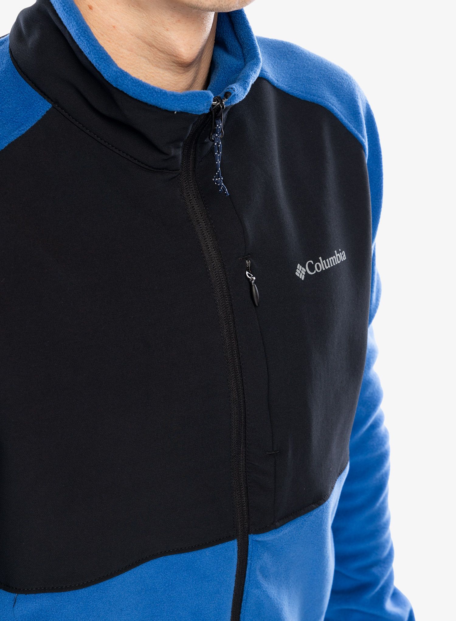 Dukserica Columbia Sage Peak Full Zip Fleece - mountain blue/black
