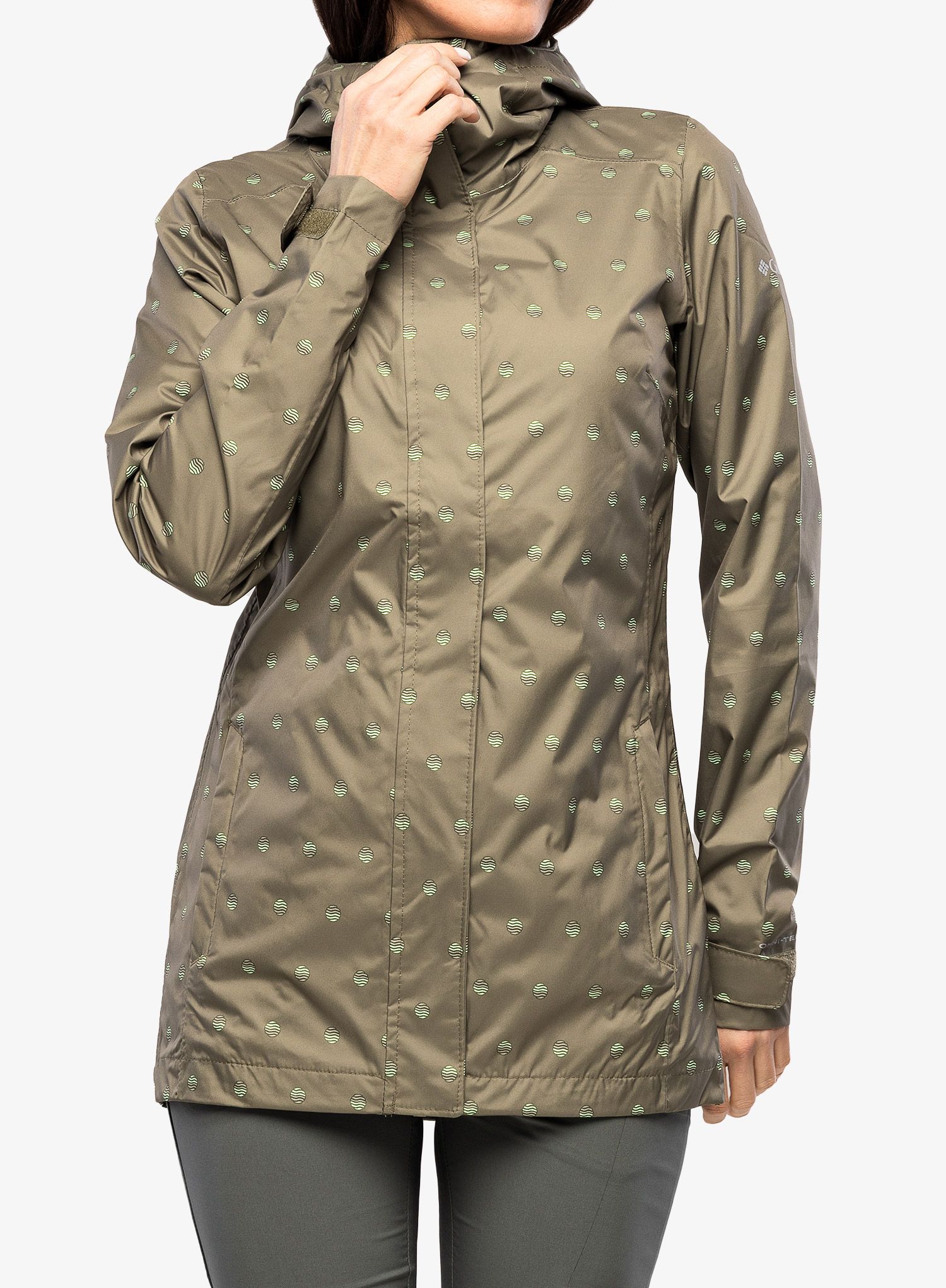 Ženski kabanica Columbia Splash A Little II Jacket - stone green