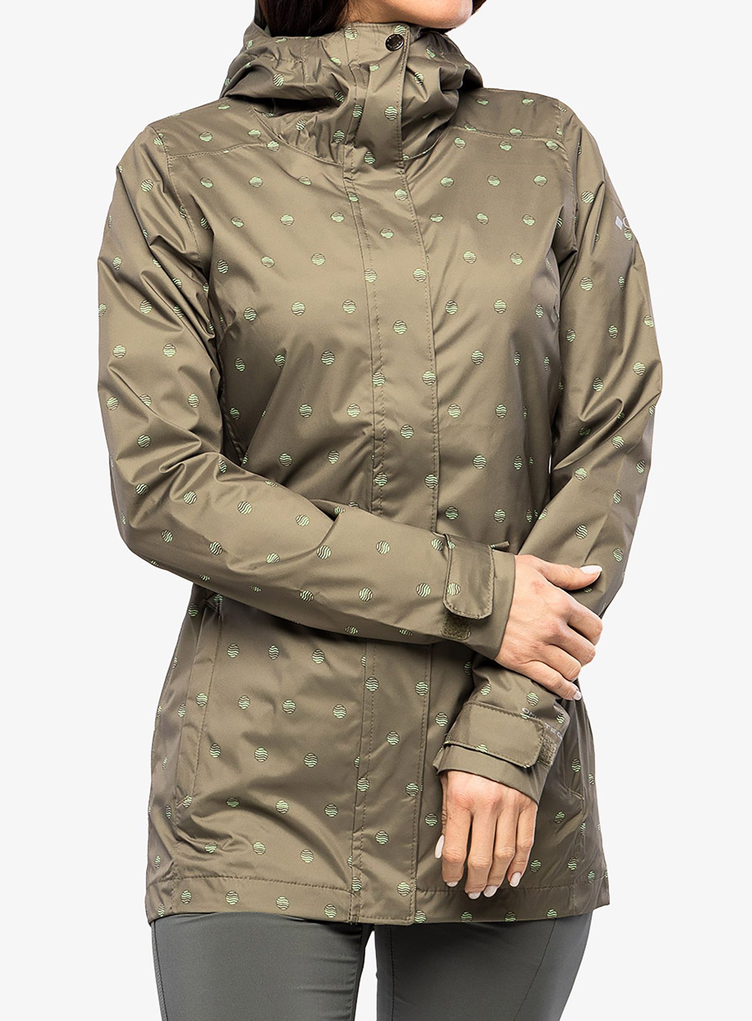 Ženski kabanica Columbia Splash A Little II Jacket - stone green
