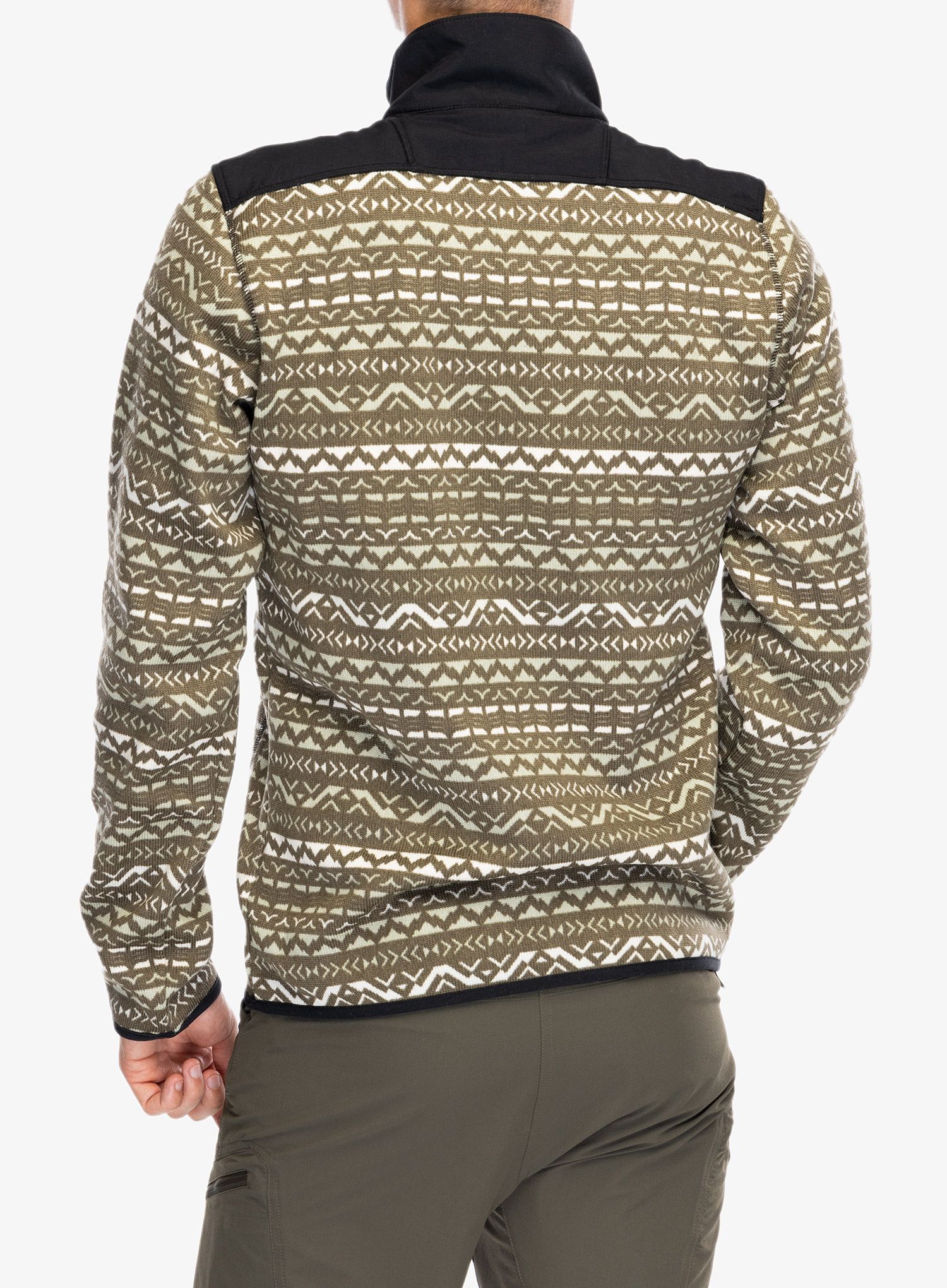 Dukserica od flisa Columbia Sweater Weather Printed Half Zip II - stone green madras multi
