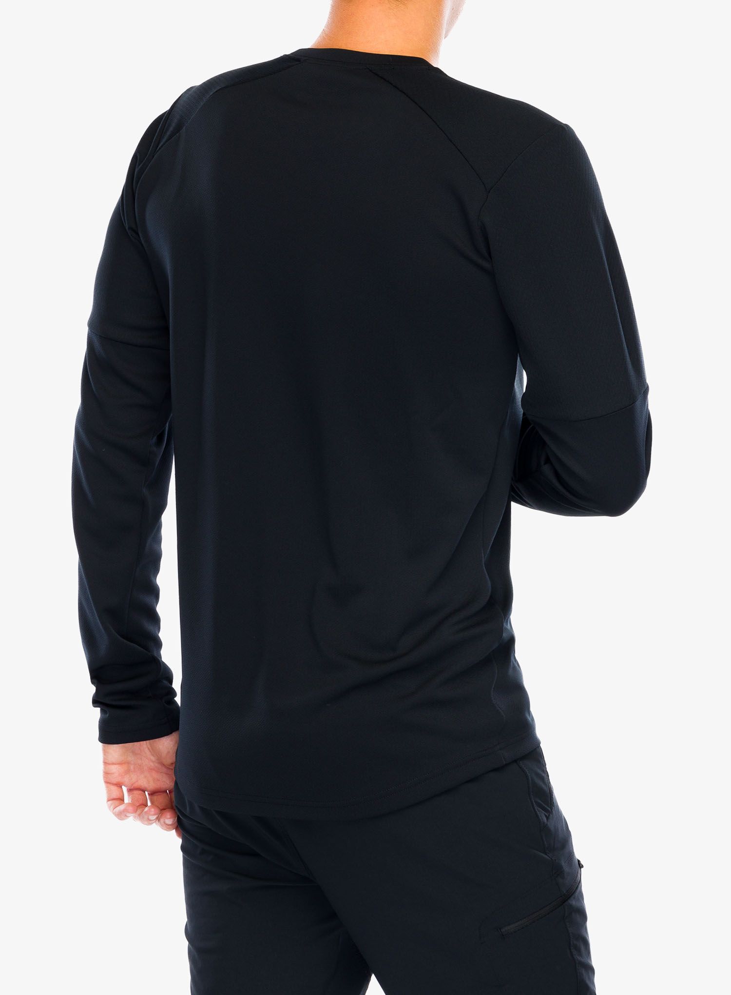 Dukserica Columbia Tech Knit Long Sleeve Crew - black