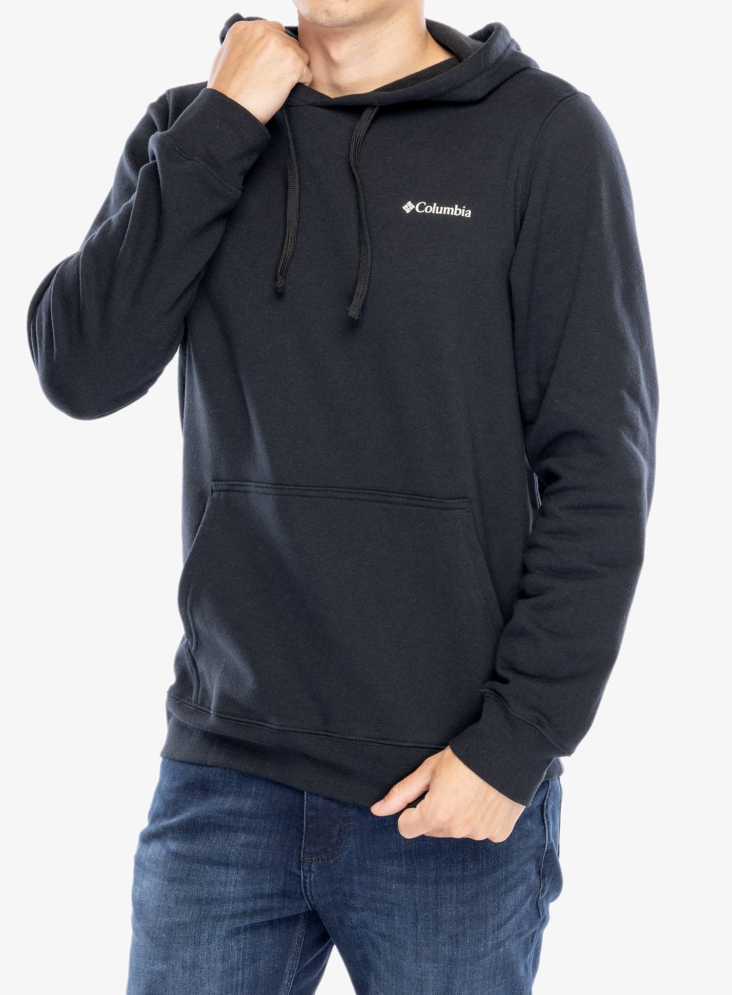 Majica s kapuljačom Columbia Trek Graphic Hoodie - black/button badge