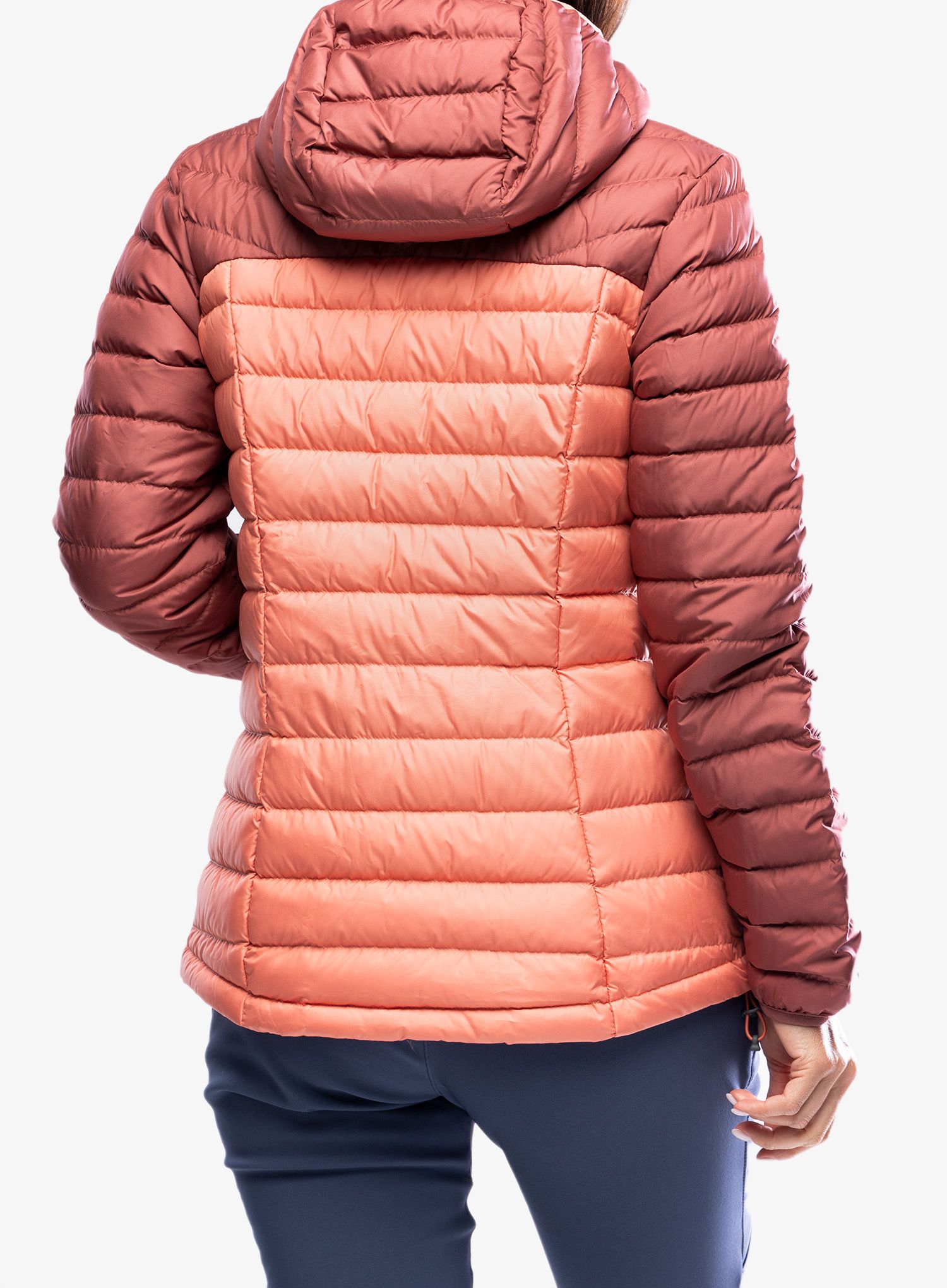Ženska perjana jakna Columbia Westridge Hooded Down Jacket - beetroot/faded peach