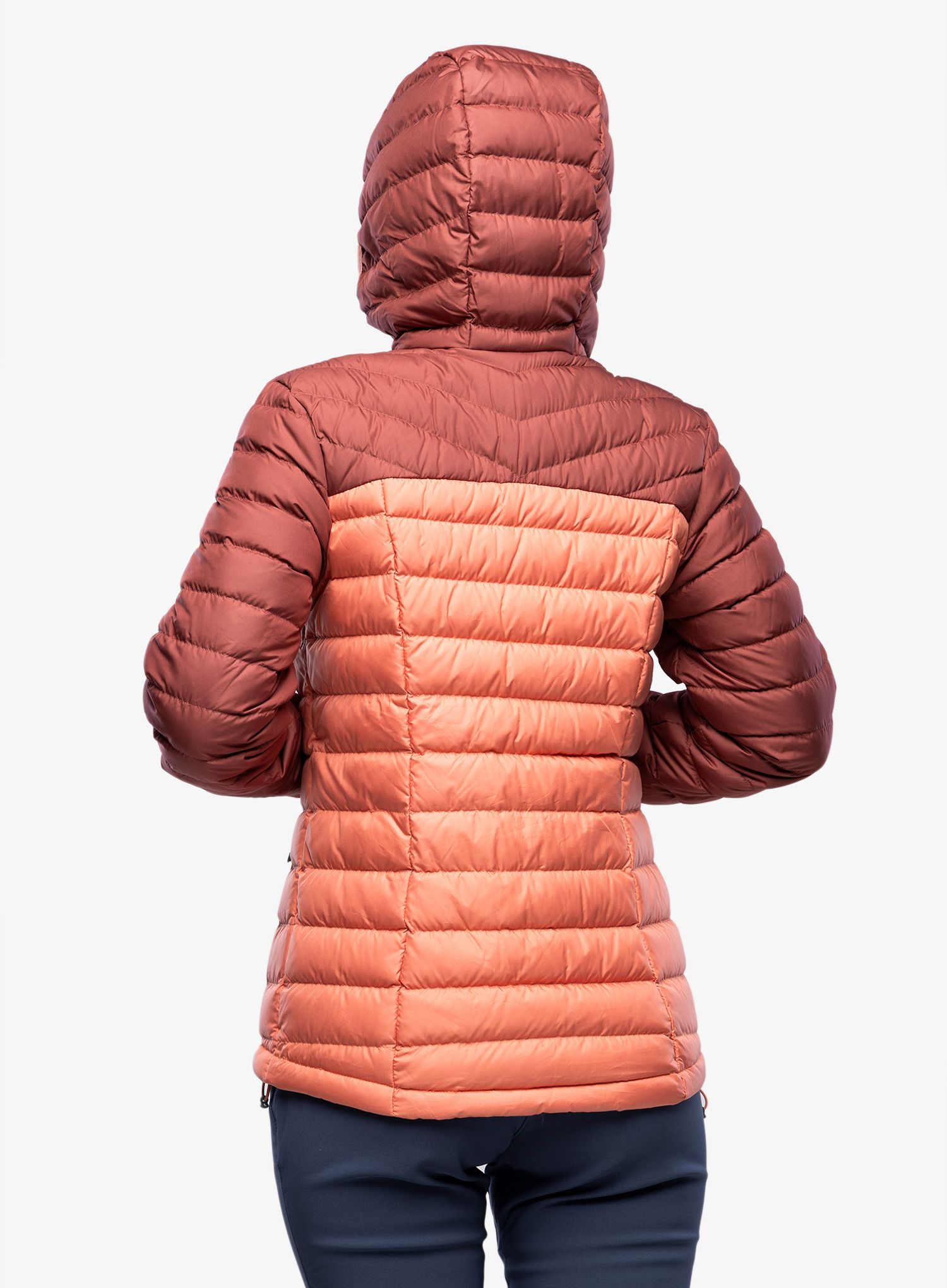 Ženska perjana jakna Columbia Westridge Hooded Down Jacket - beetroot/faded peach