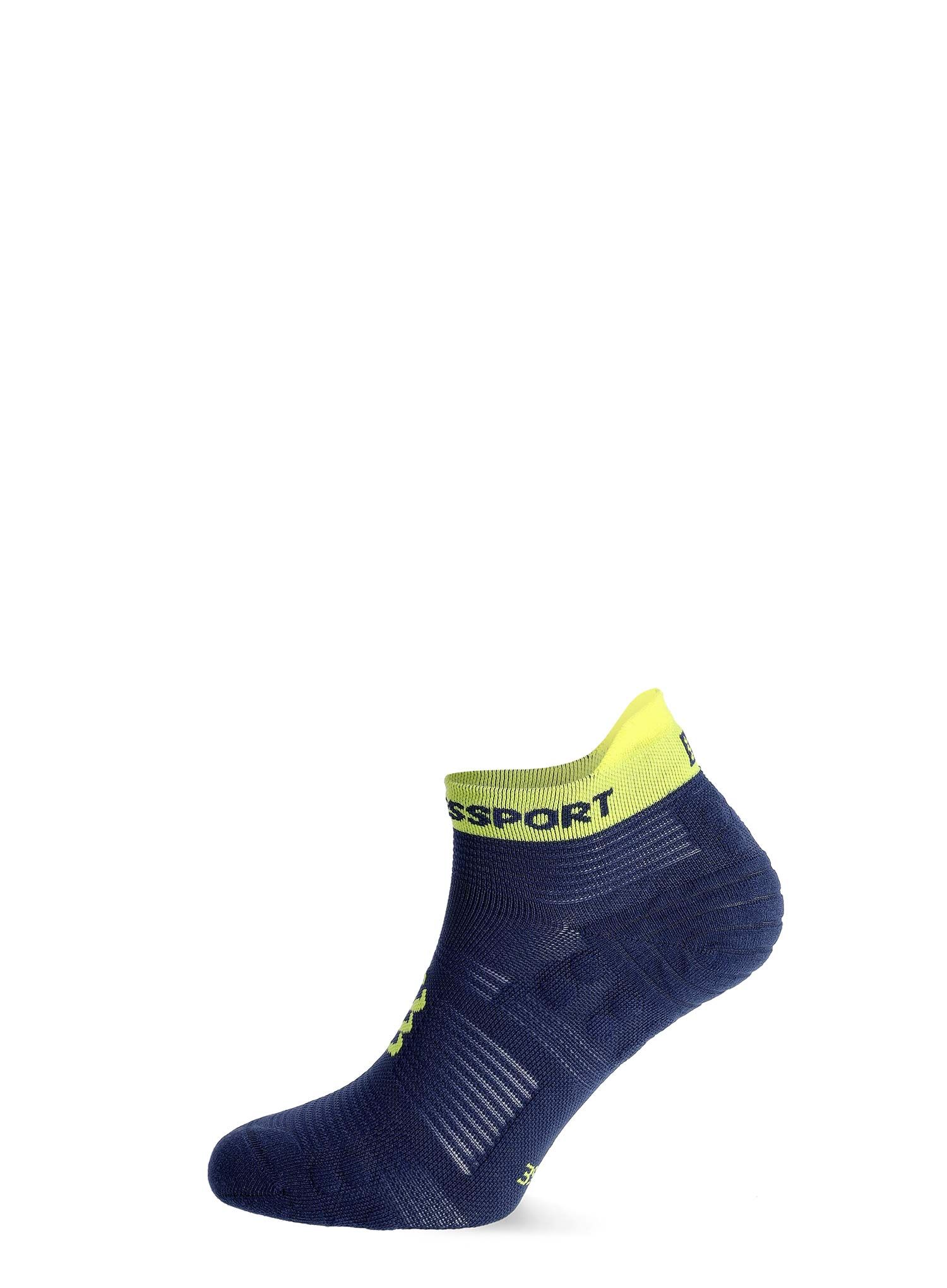 Čarape za trčanje Compressport Pro Racing Socks v4.0 Run Low - blues/green sheen