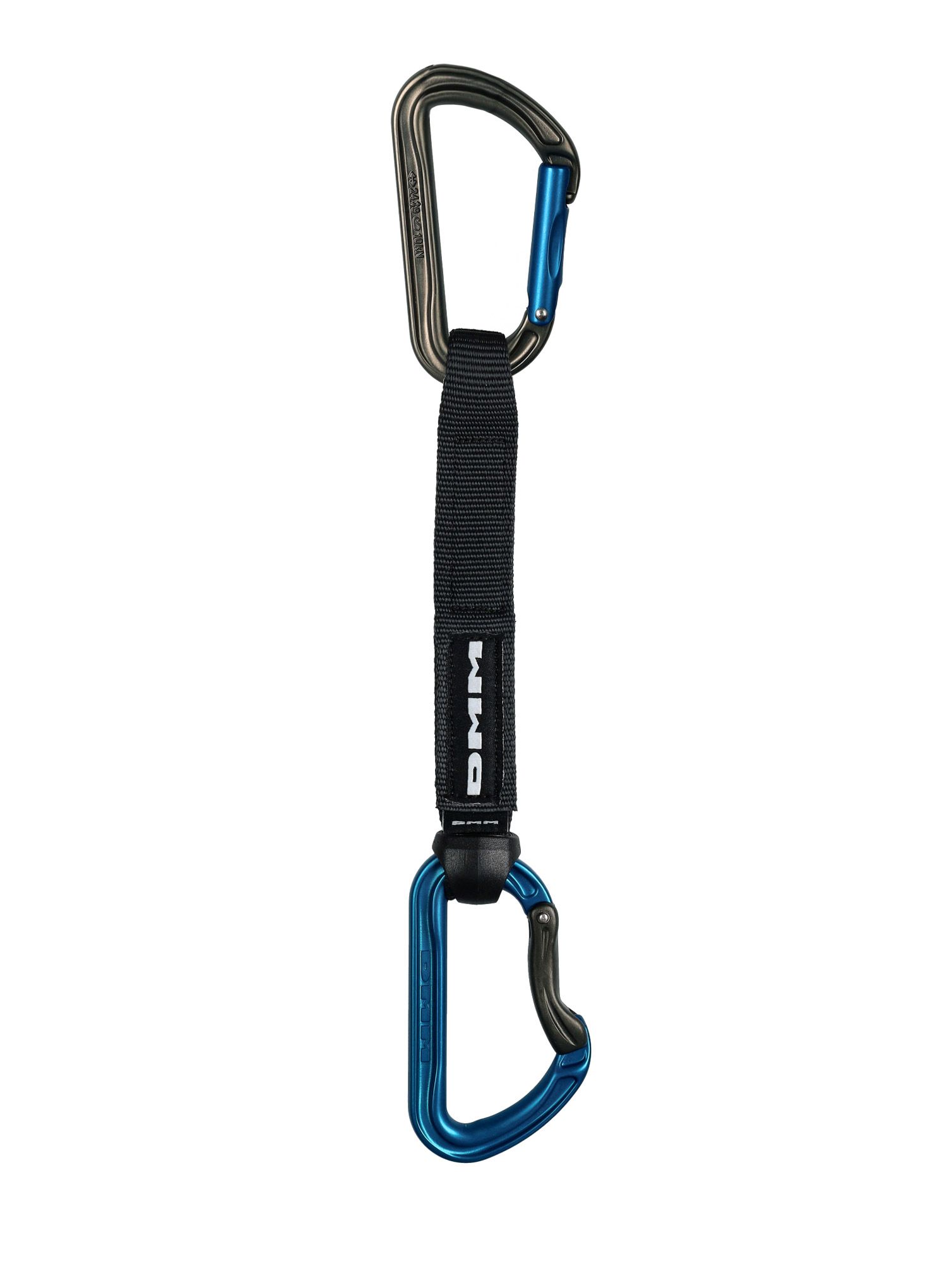 Penjački komplet DMM Shadow Quickdraw 18 cm - titanium/blue