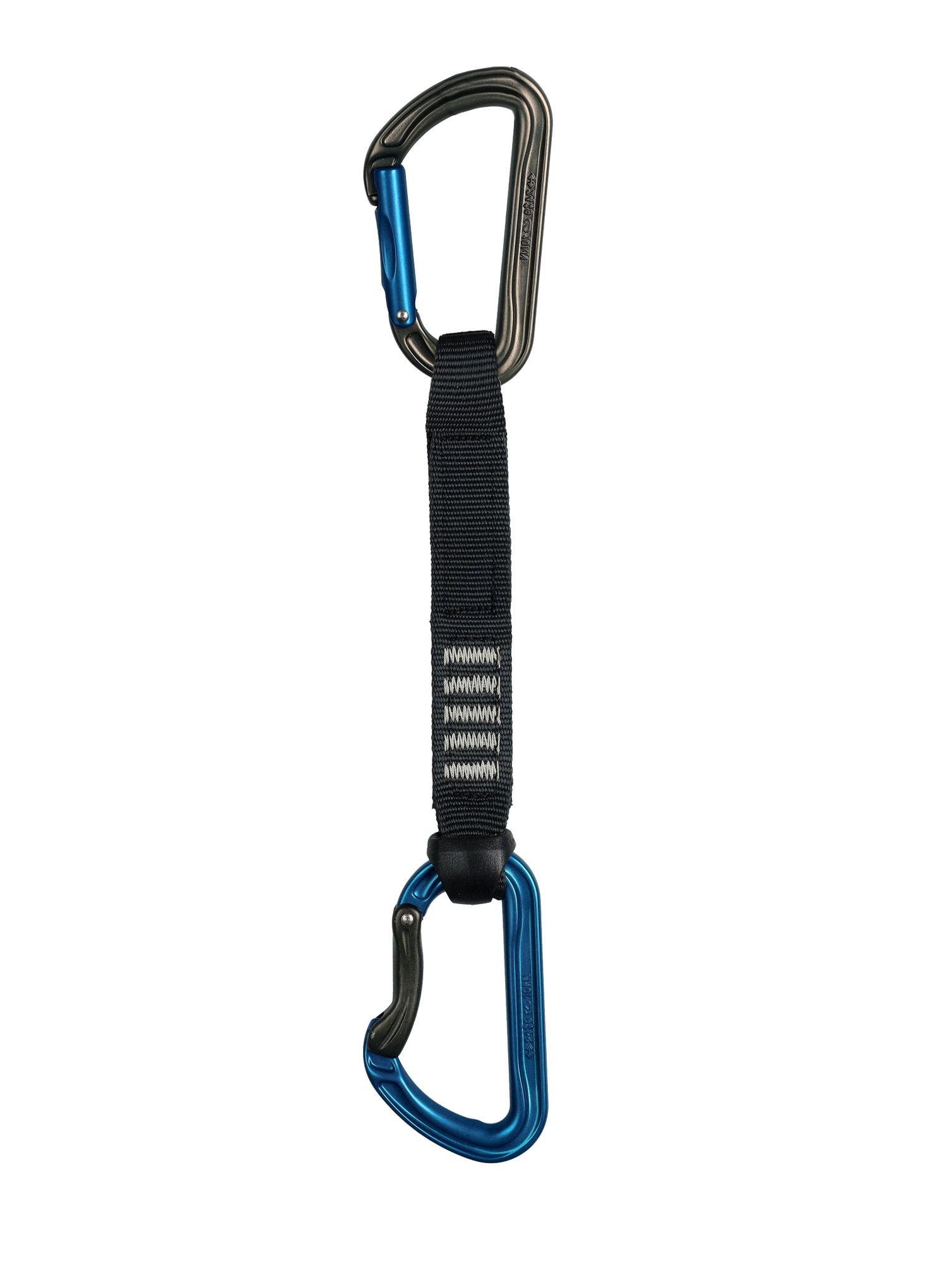 Penjački komplet DMM Shadow Quickdraw 18 cm - titanium/blue