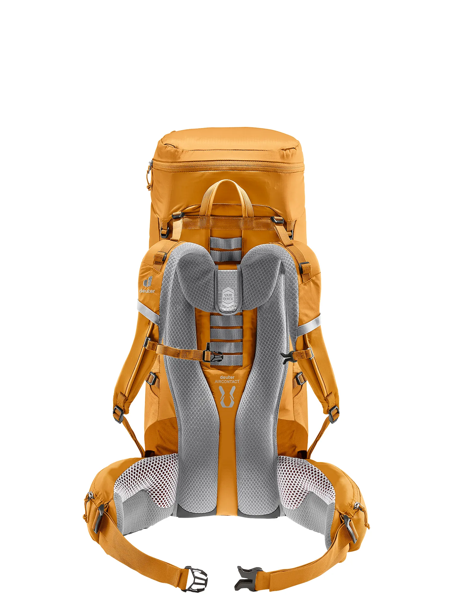 Trekking ruksak Deuter Aircontact Lite 40 + 10 - amber/maple
