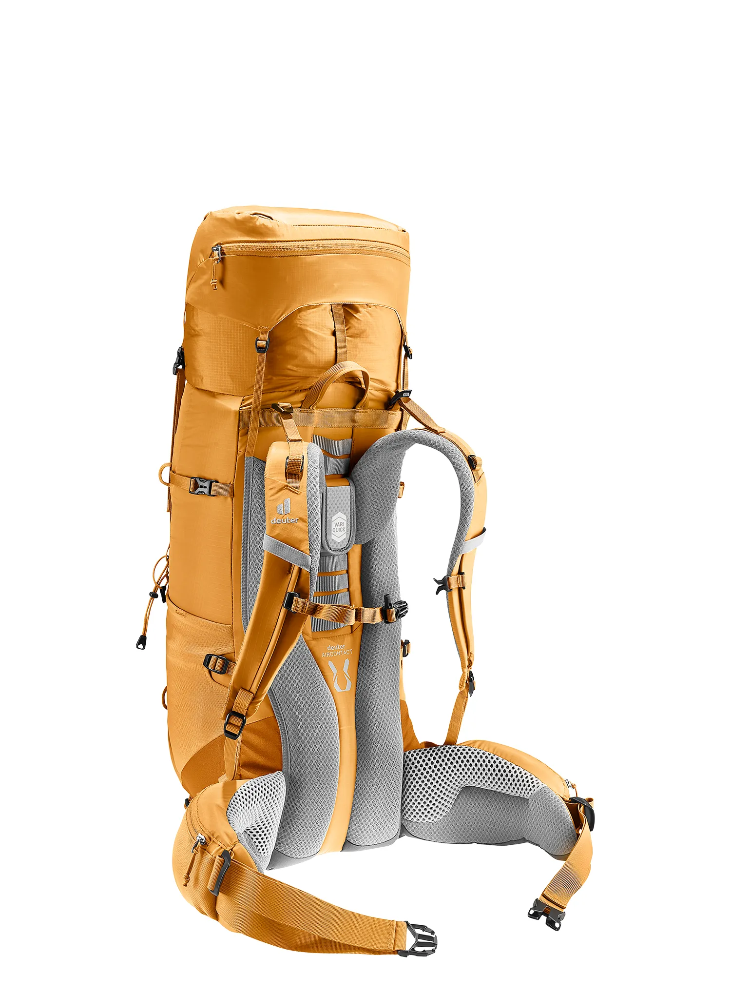 Trekking ruksak Deuter Aircontact Lite 40 + 10 - amber/maple