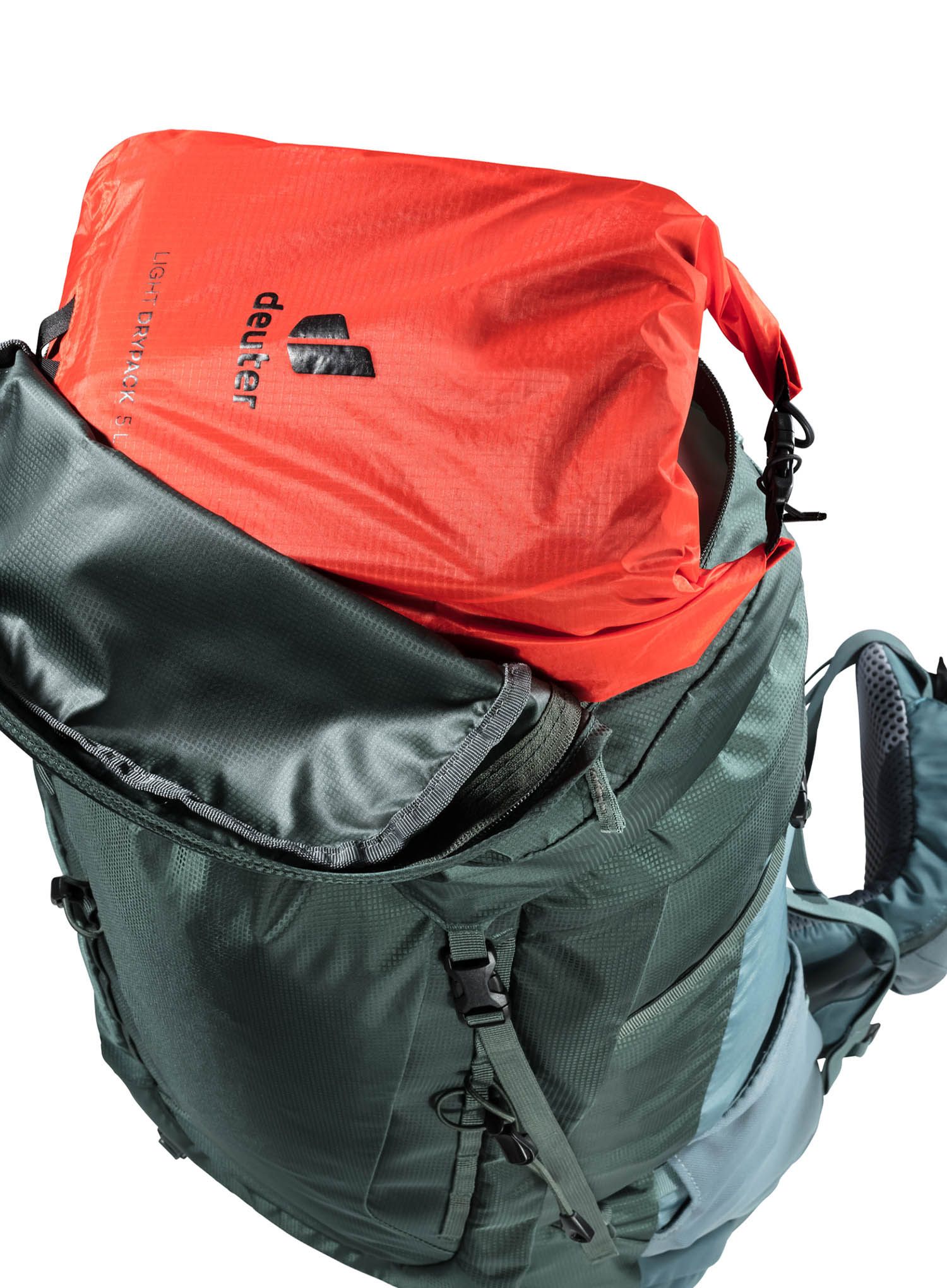 Vodootporna vreća Deuter Light Drypack 5 - papaya