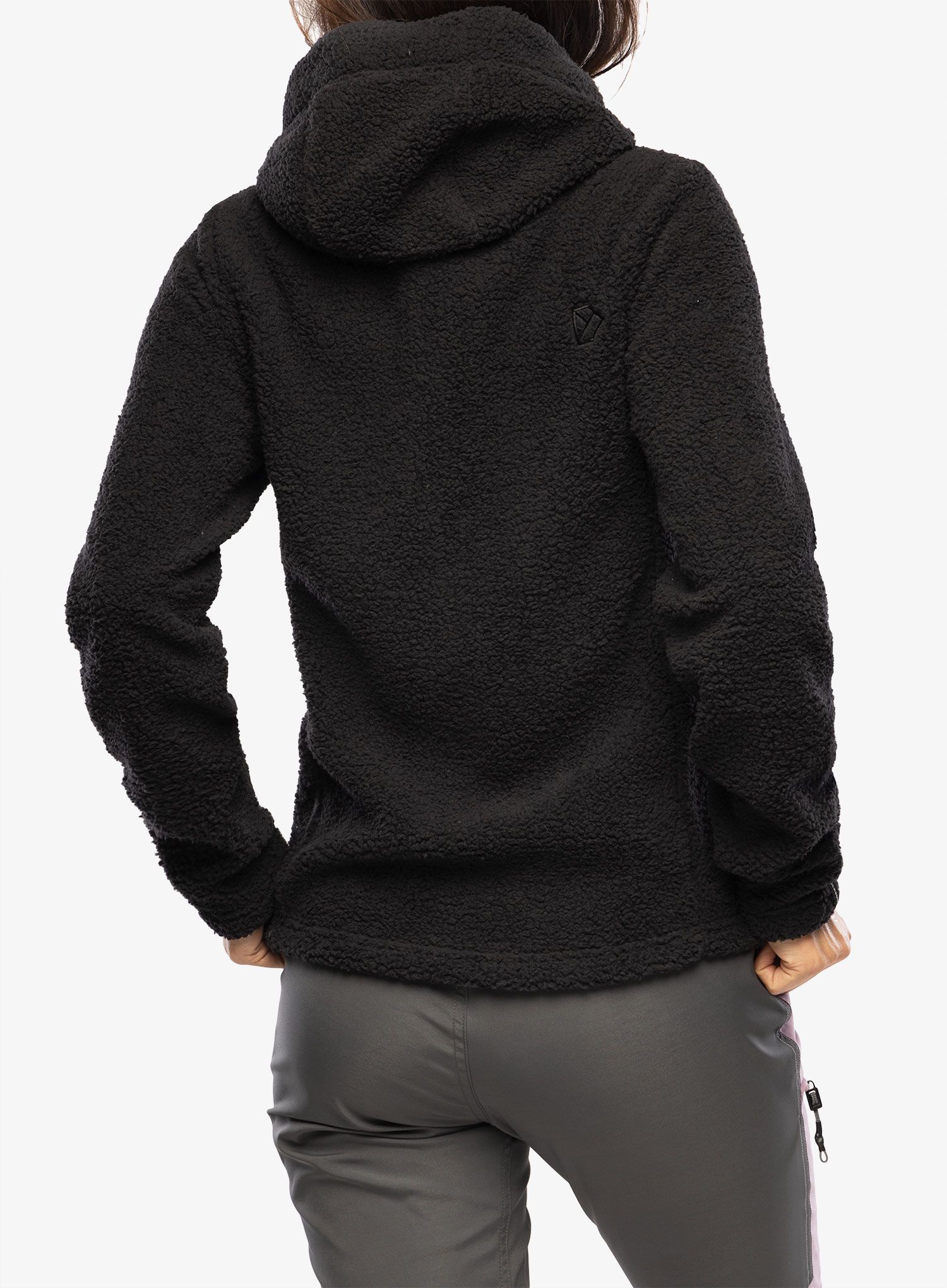 Ženska jakna od flisa Didriksons Anniken Full Zip 2 - black