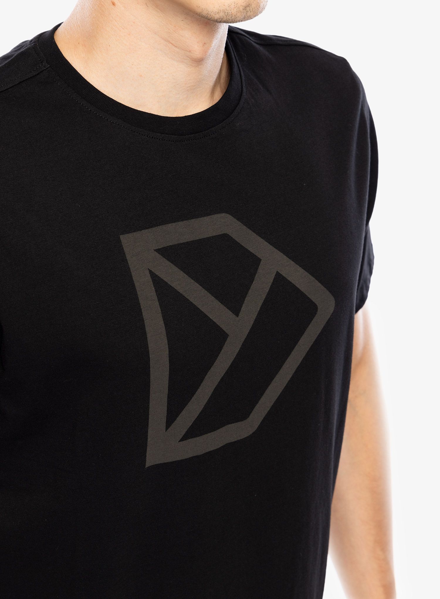 Pamučna majica Didriksons D-Logo T-Shirt - black